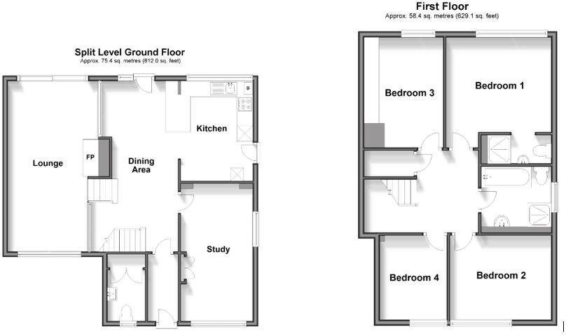 Rose Bushes Epsom KT17 floorplan