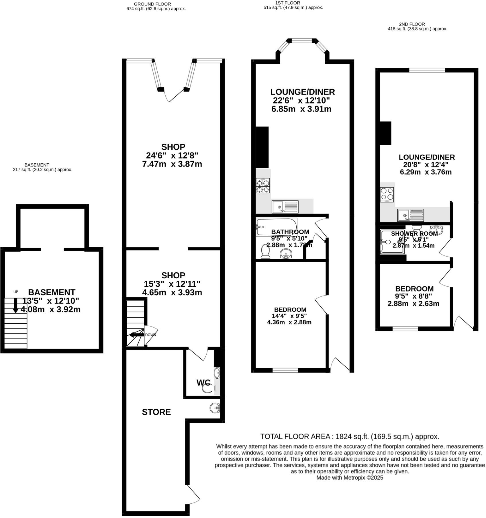Castle Road, Southsea floorplan