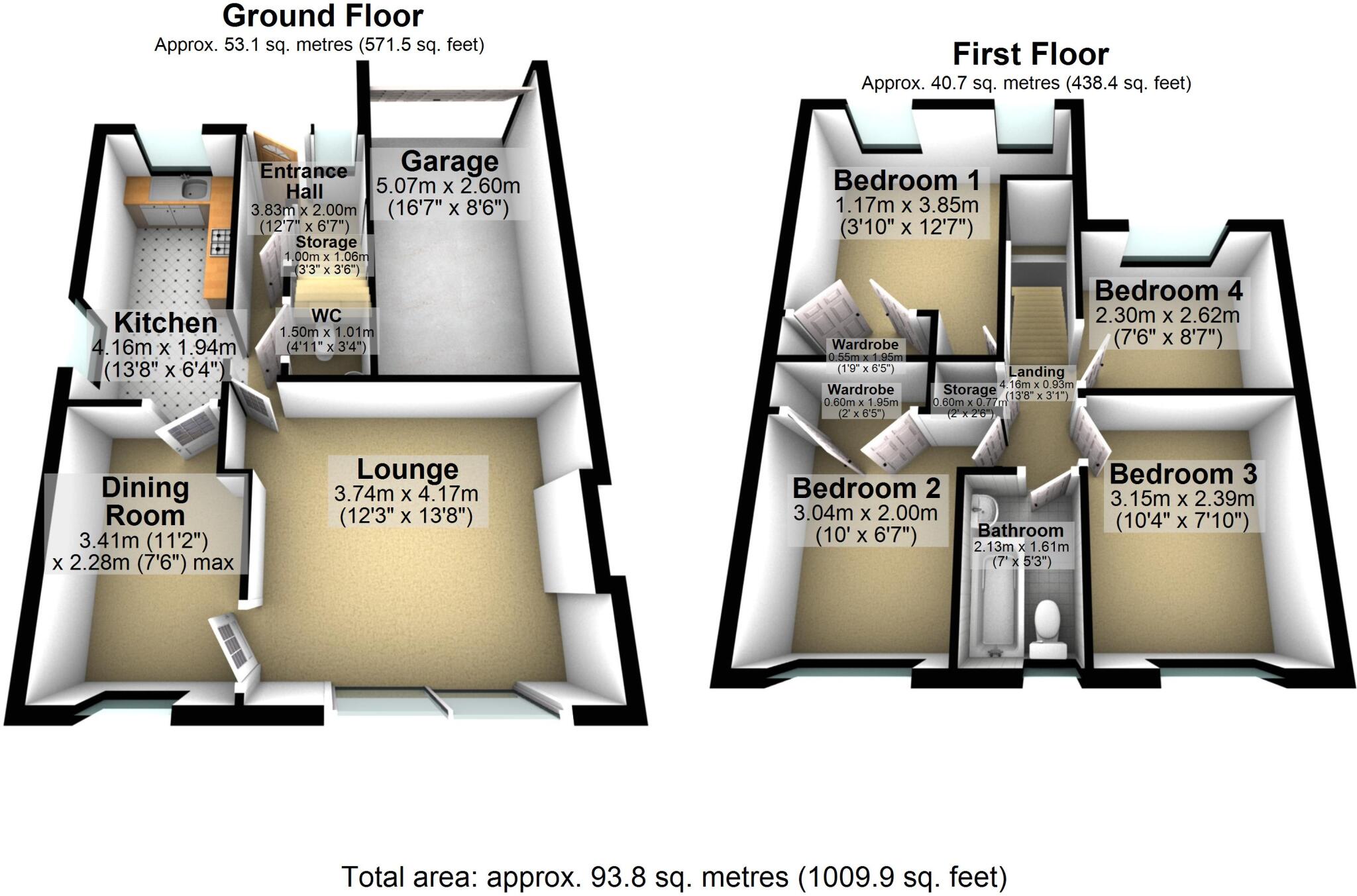 Raeburn Drive, Toton, NG9 floorplan