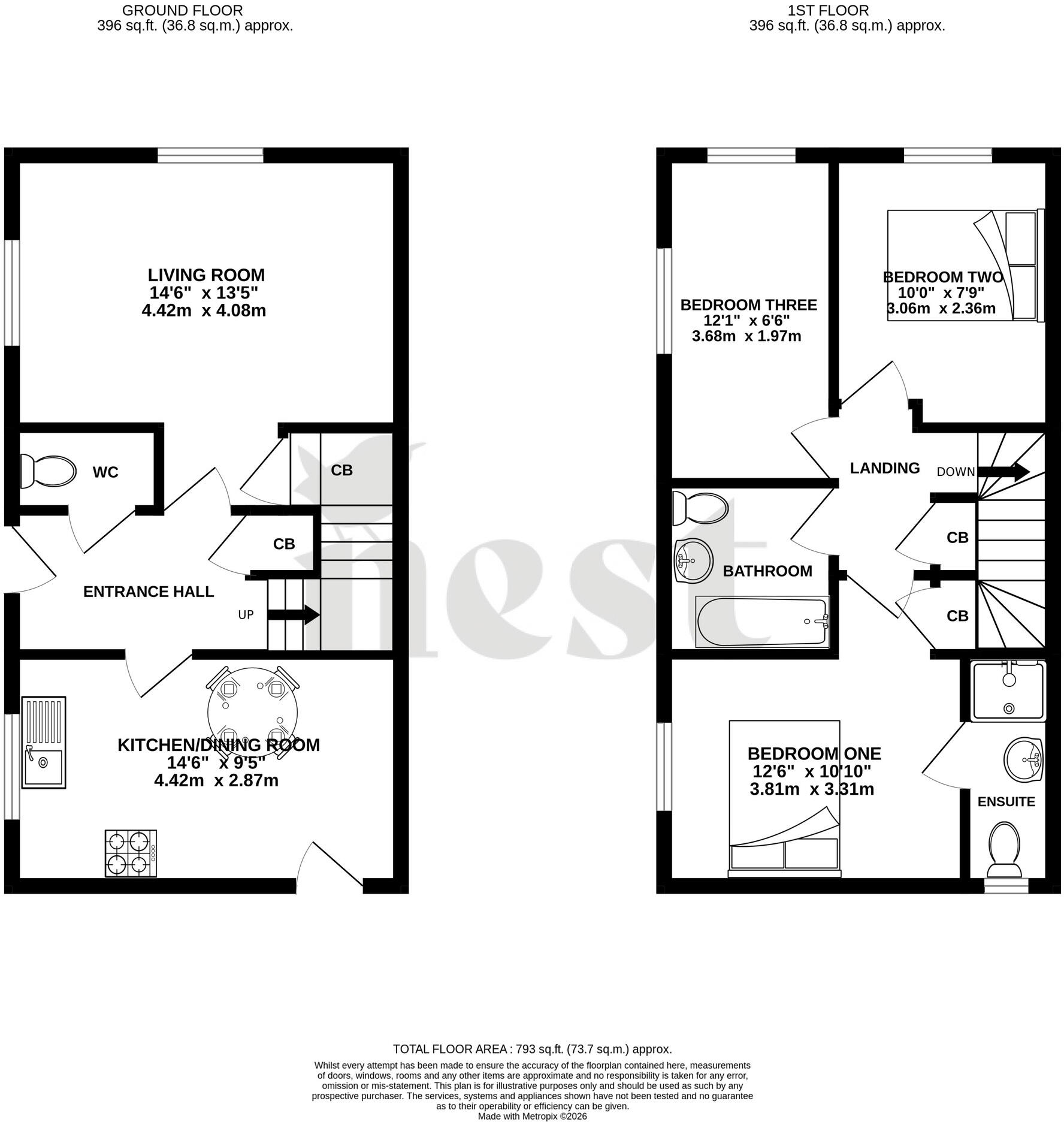 Barn Close, Highbridge, TA9 3NH floorplan