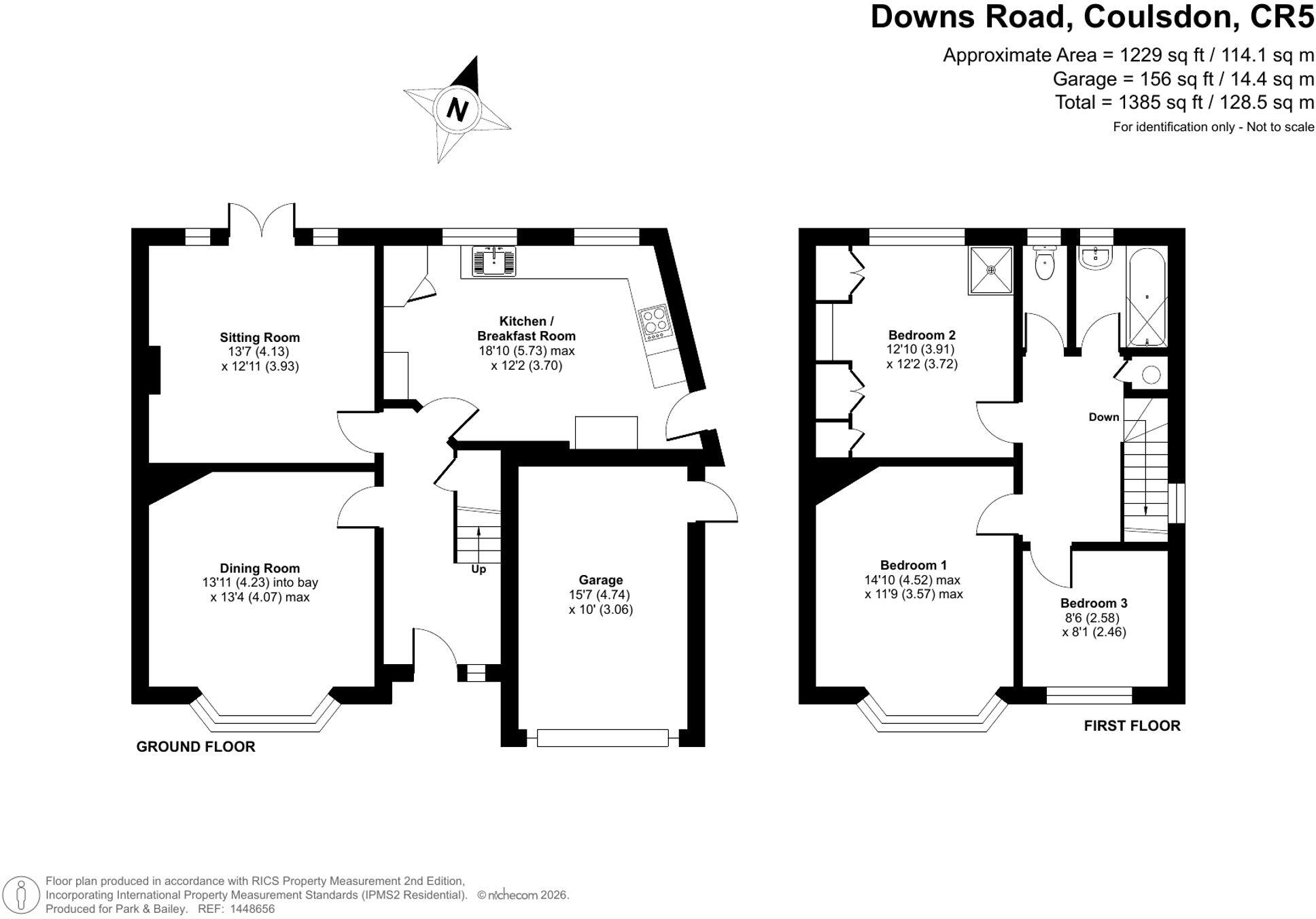 Downs Road, Coulsdon, CR5 floorplan