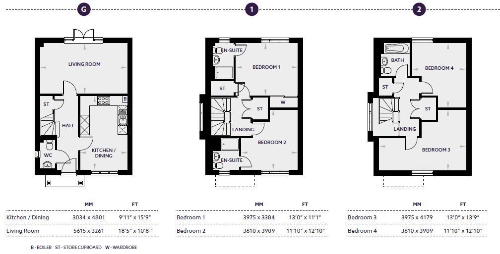 The Chicory, Manston Gardens, Ramsgate floorplan