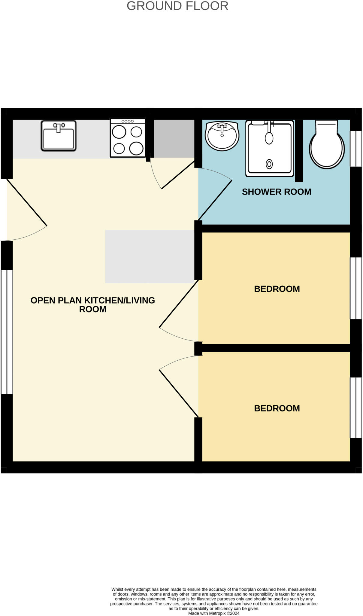 Hillview, South Road, Brean, Somerset, TA8 floorplan