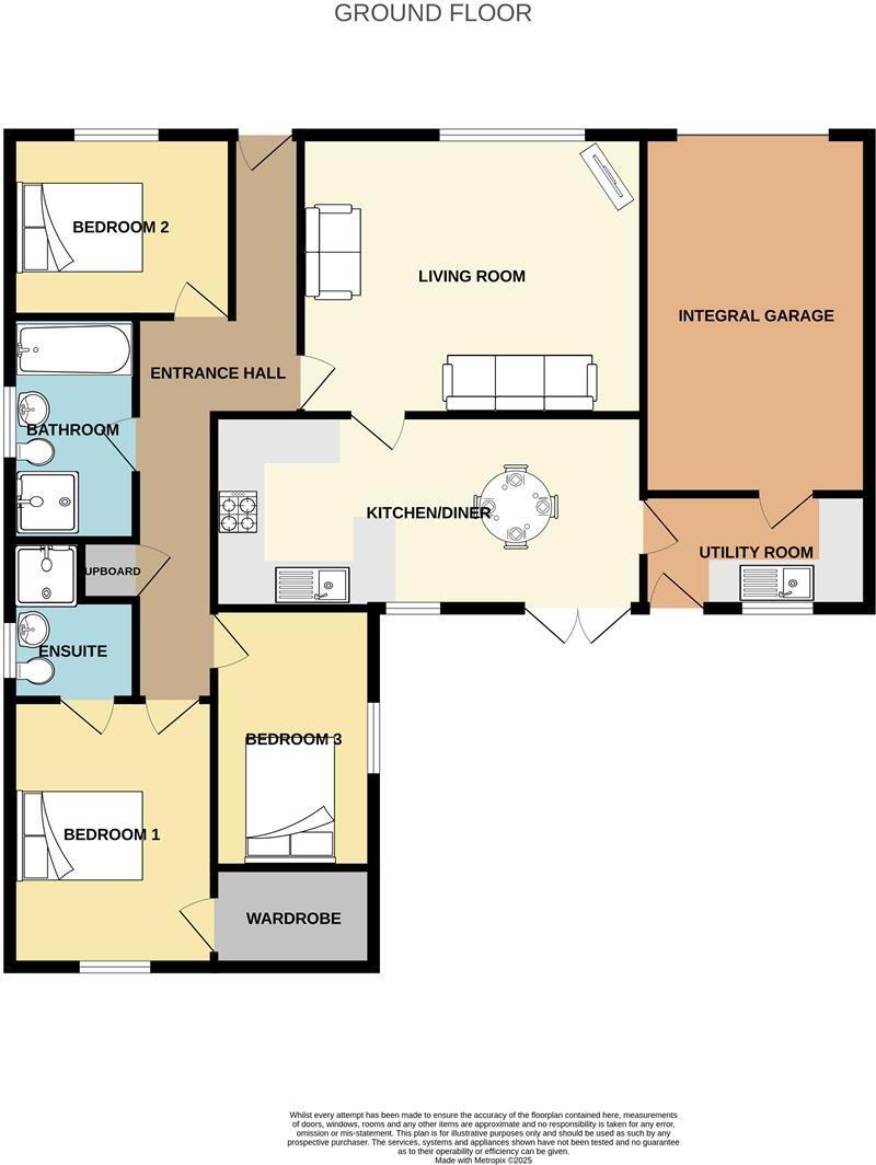 Bowmont Grove, Kingsmead, Wooler floorplan