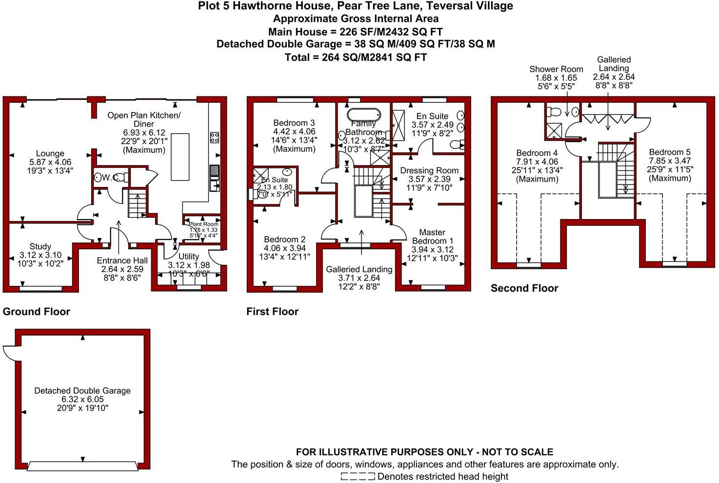 Plot 5 Hawthorne House, Pear Tree Lane, Teversal Village floorplan