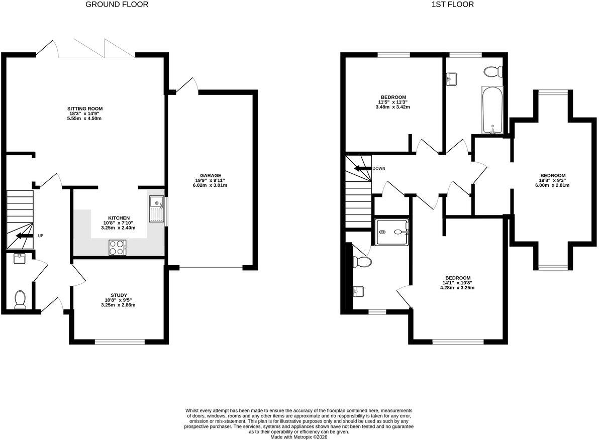 Bramall Place, Bowling Alley, Crondall, Farnham, GU10 floorplan