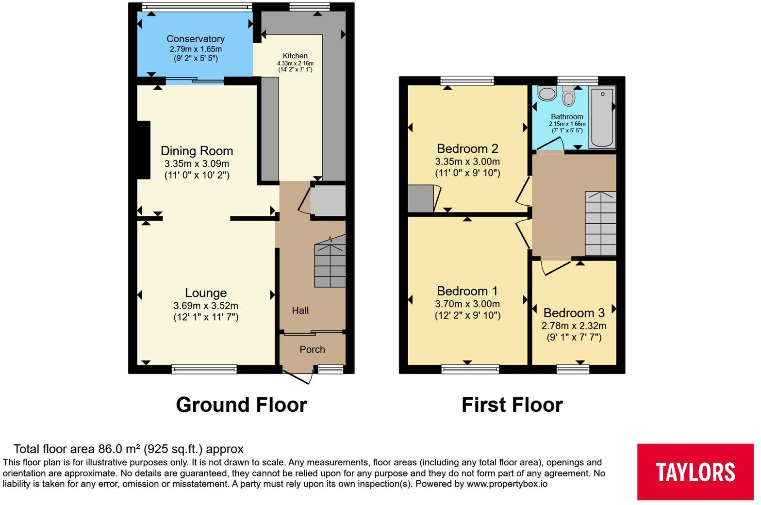Cranleigh Court Road, Yate, Bristol, BS37 floorplan