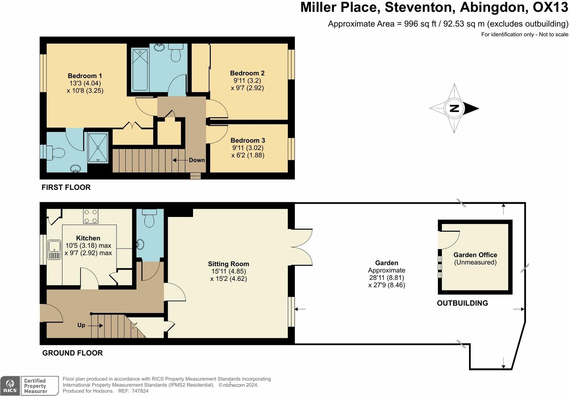 Miller Place, Steventon, OX13 floorplan