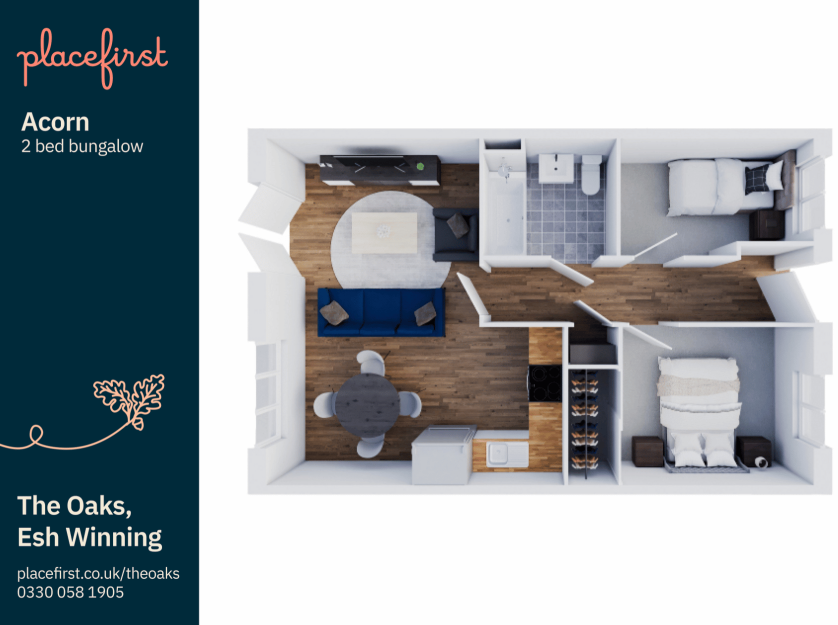 Ridding Road, DH7 floorplan
