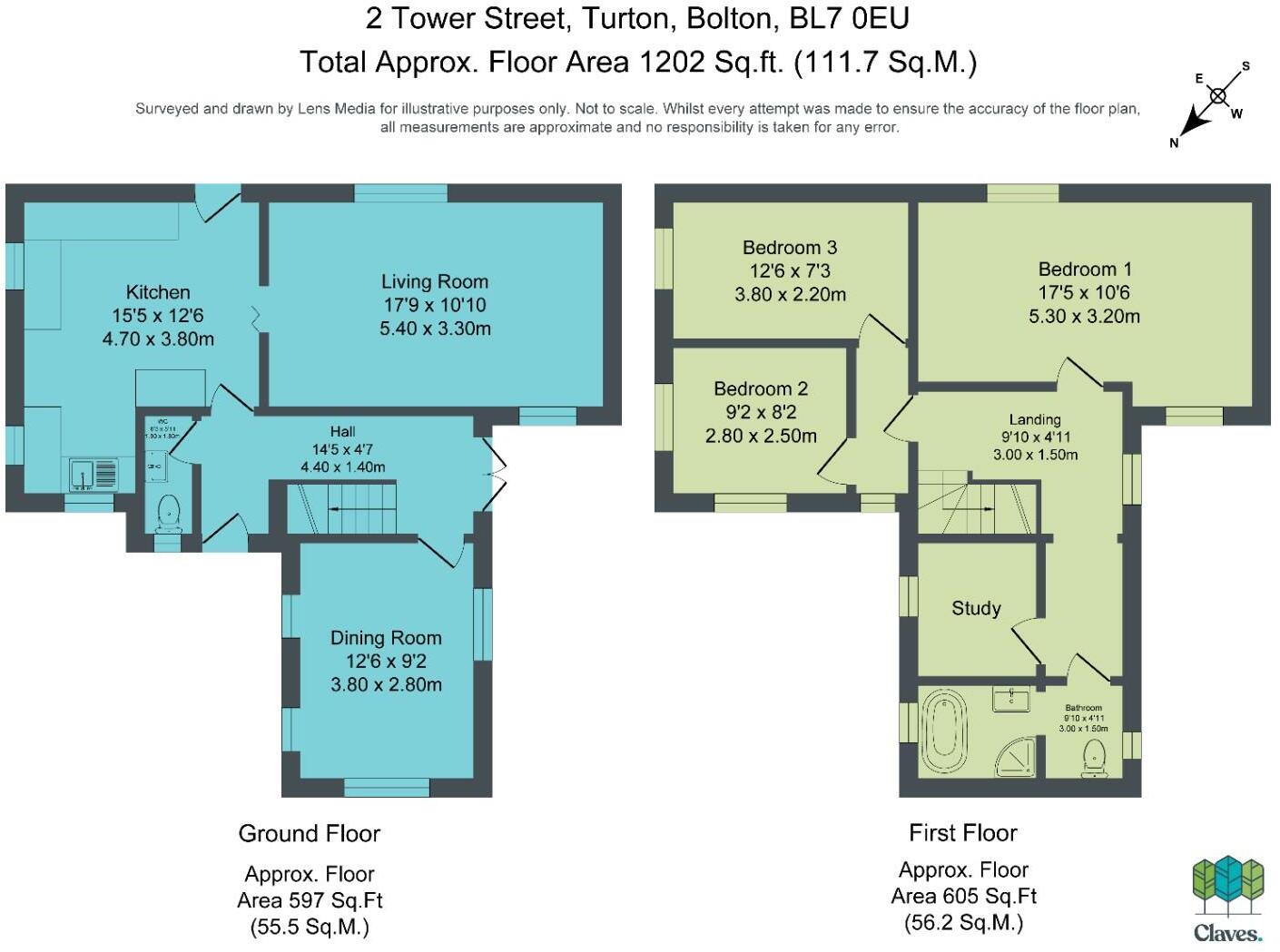 Tower Street, Chapeltown, Turton, Bolton floorplan