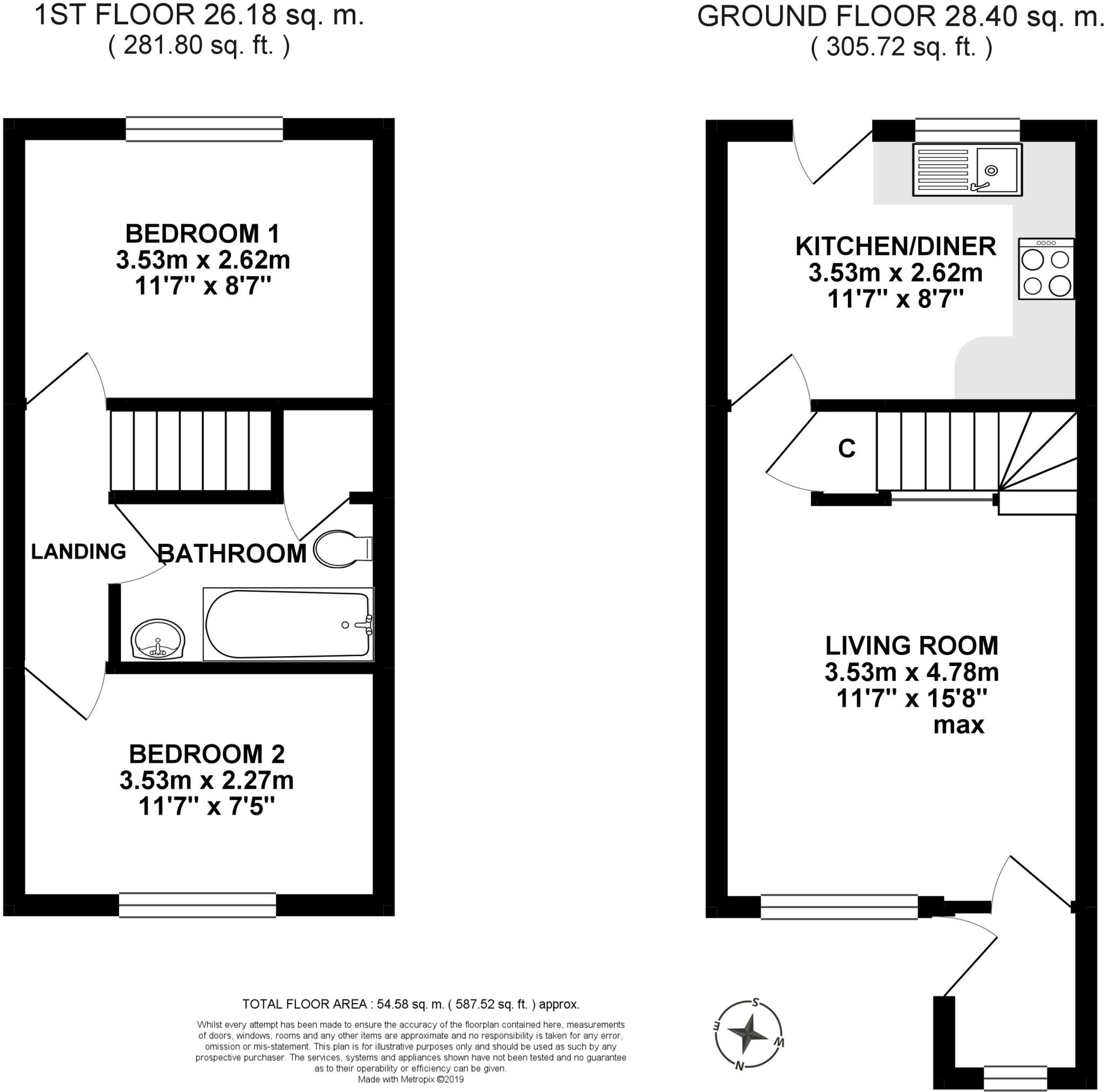 Saunders Grove, Corsham floorplan