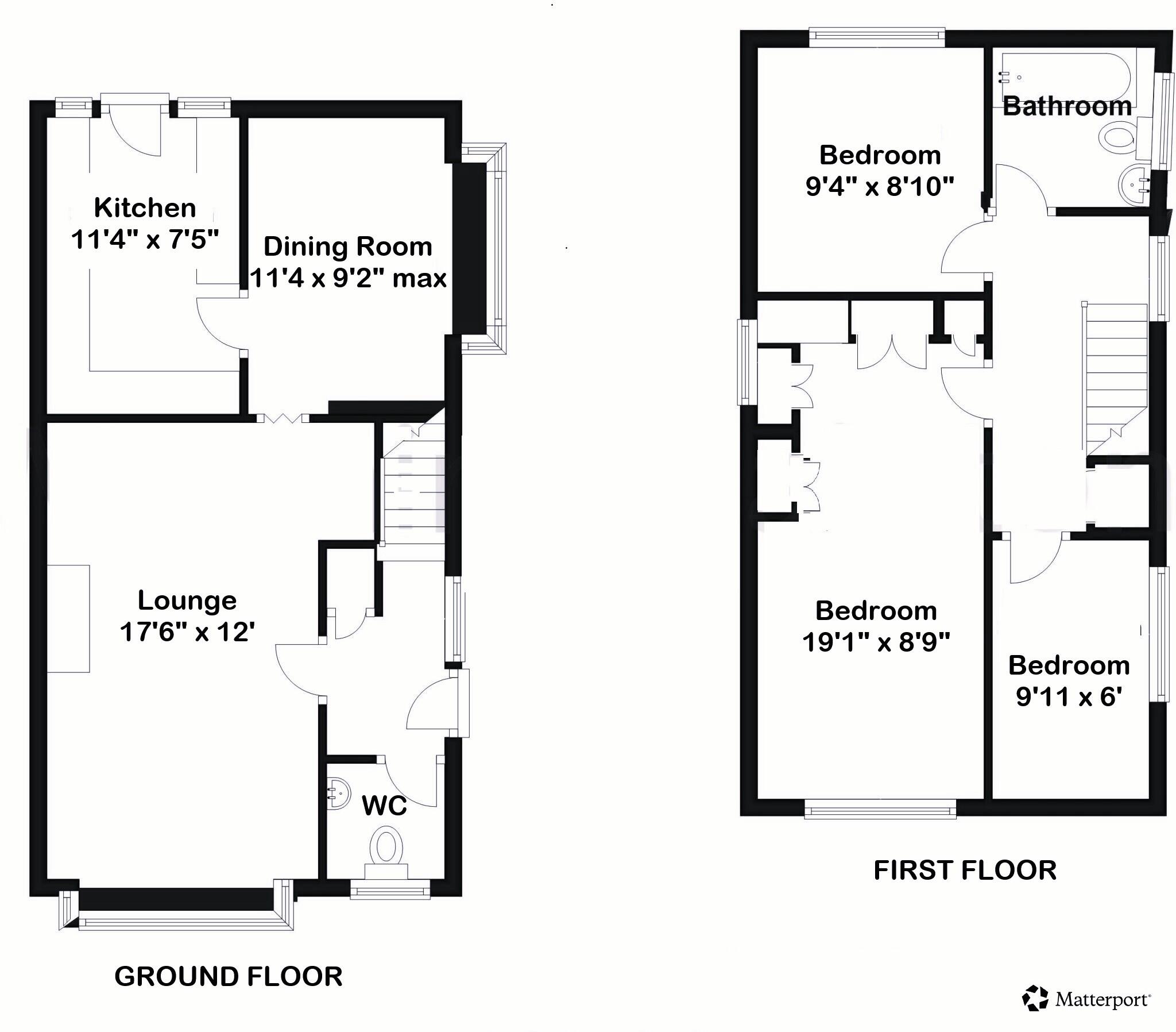 Adel Vale, Adel, Leeds, West Yorkshire floorplan