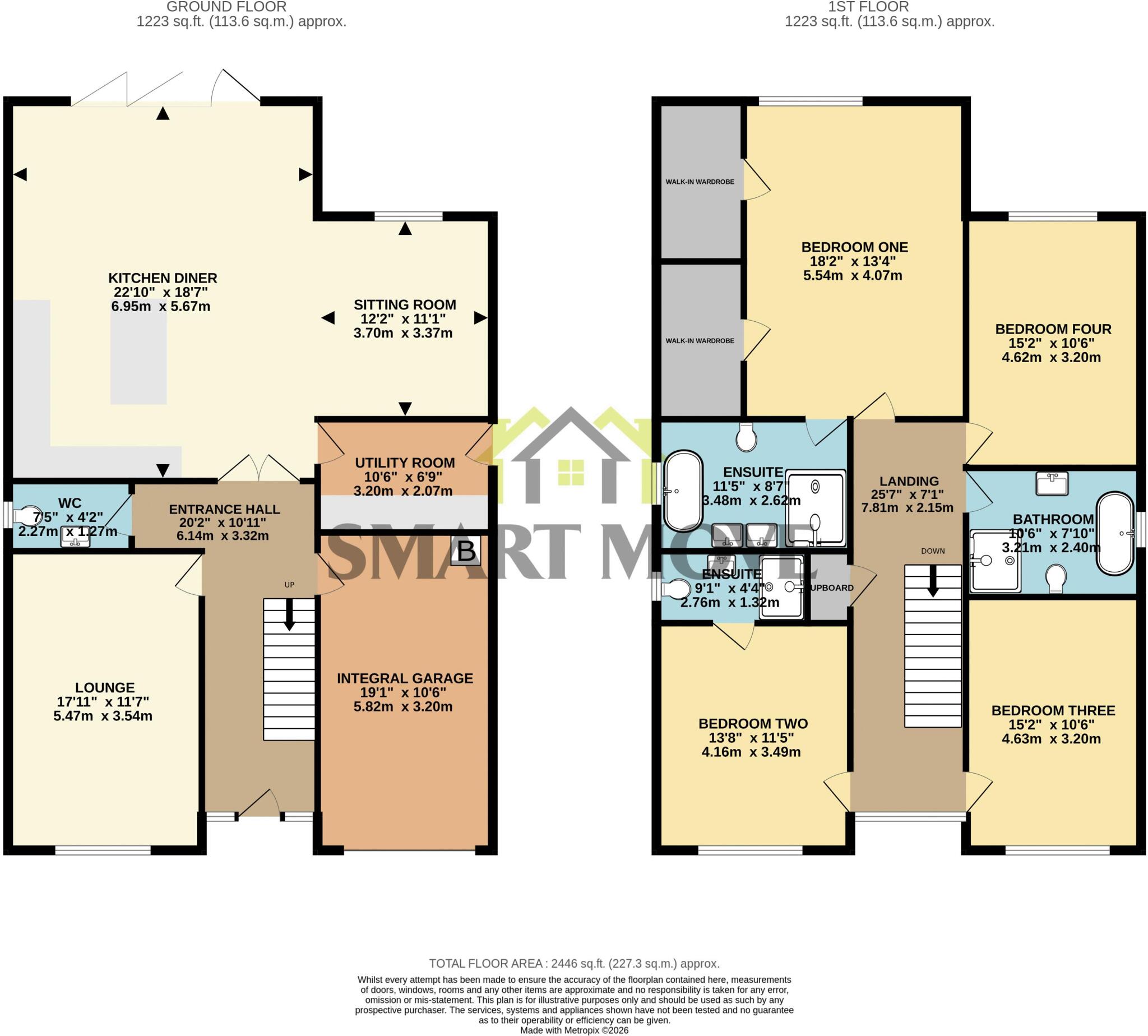 Chain House Lane, Whitestake, Preston floorplan