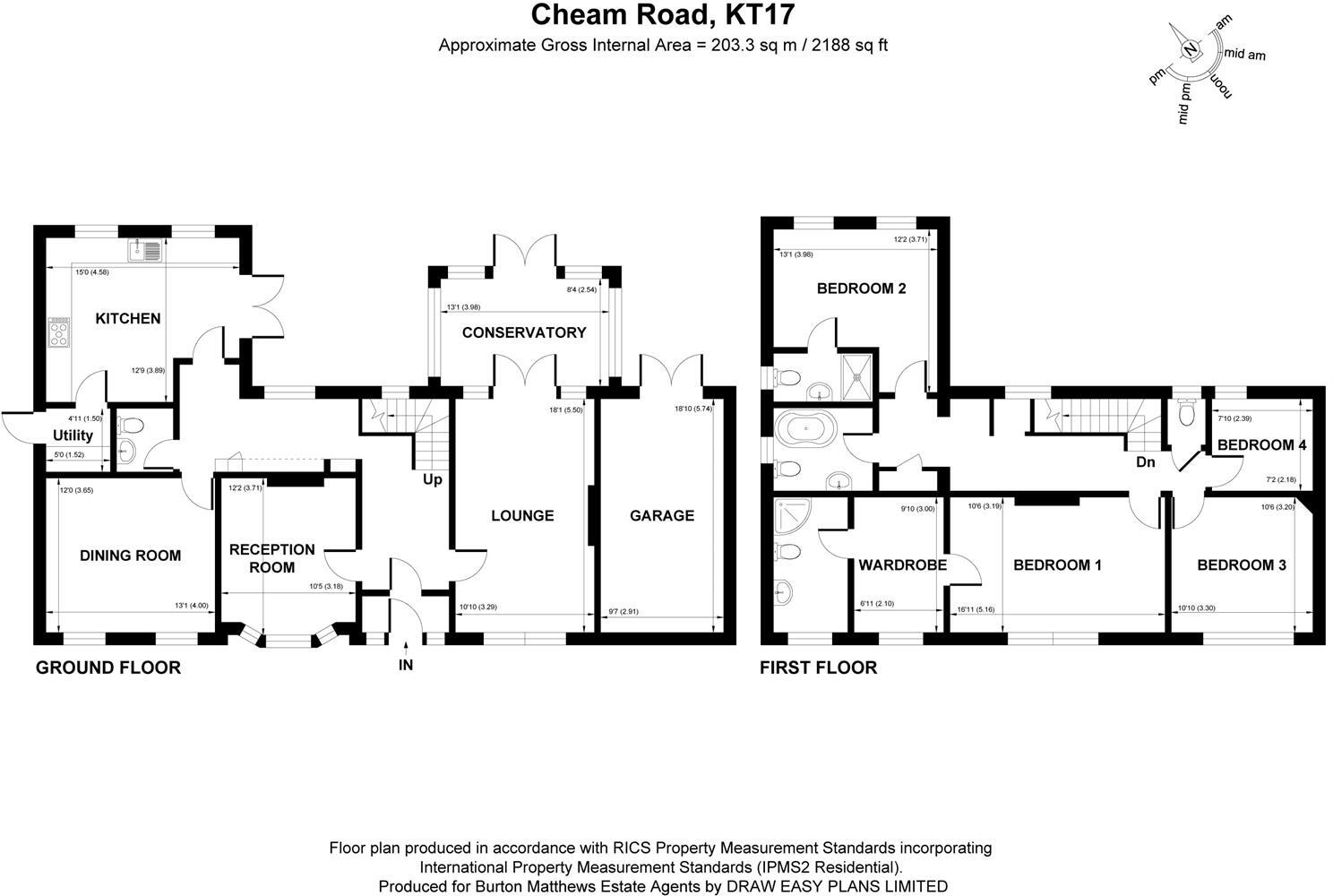 Cheam Road, Epsom floorplan