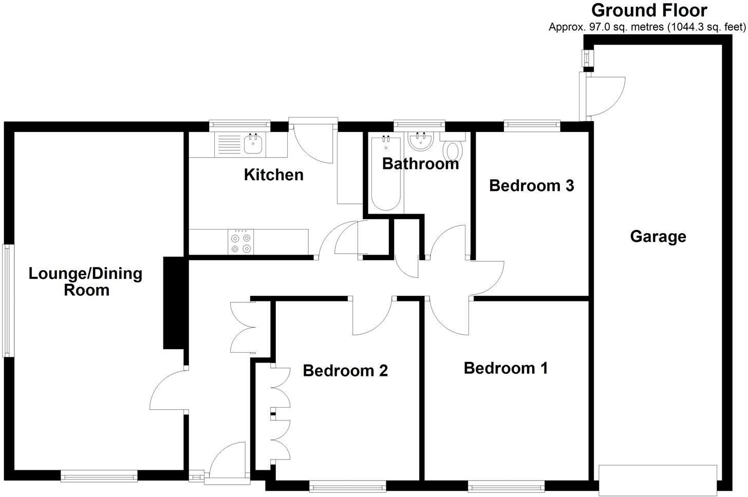 Laburnum Way, Holt, Wrexham floorplan