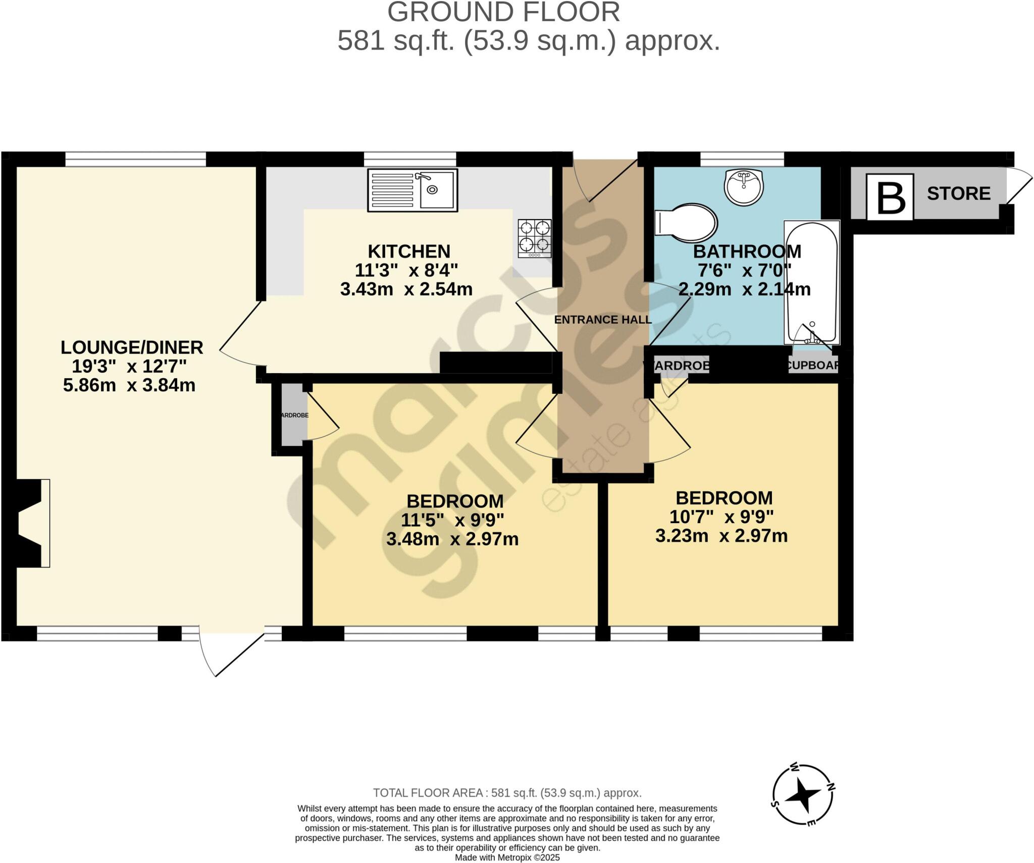 Warninglid Lane, Warninglid floorplan