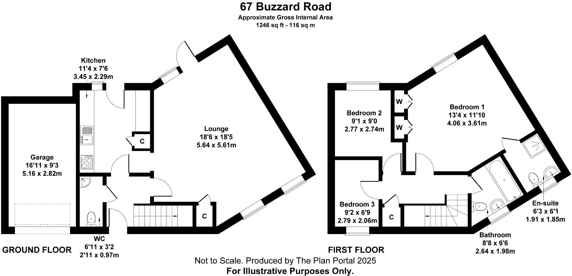 Buzzard Road, Tavistock, PL19 9FZ floorplan