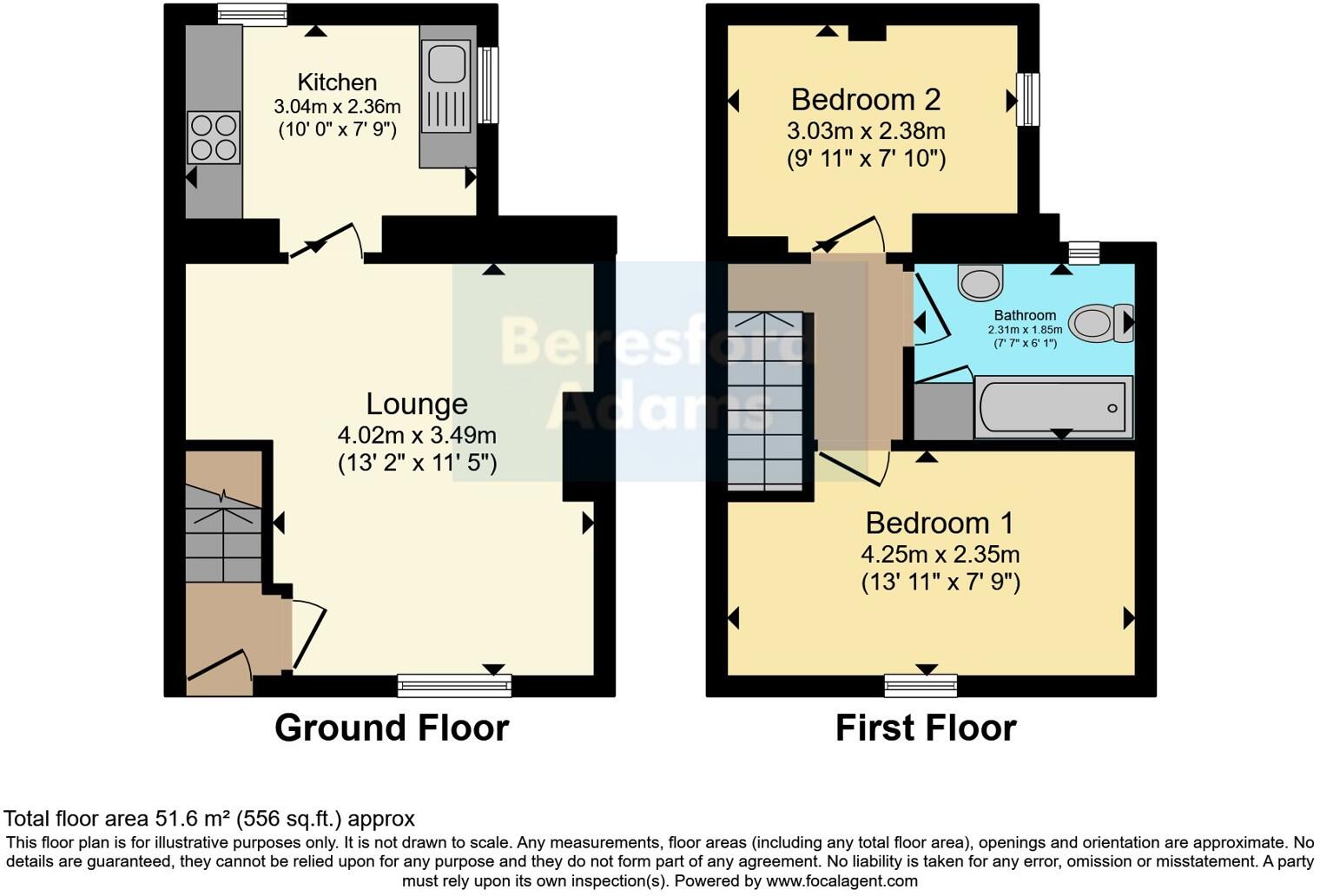 High Street, Deiniolen, Caernarfon, Gwynedd, LL55 floorplan