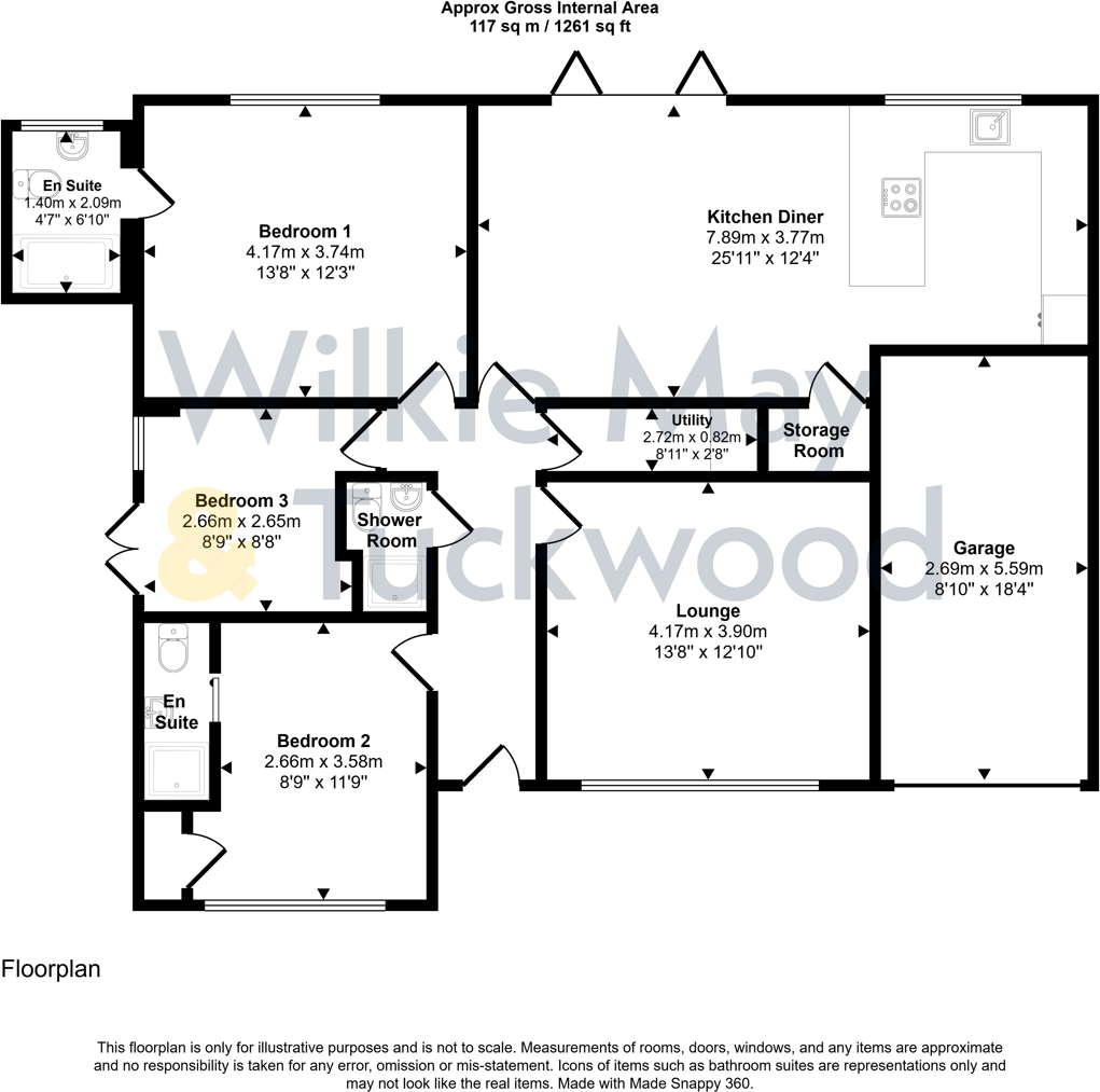 Periton Road, Minehead floorplan