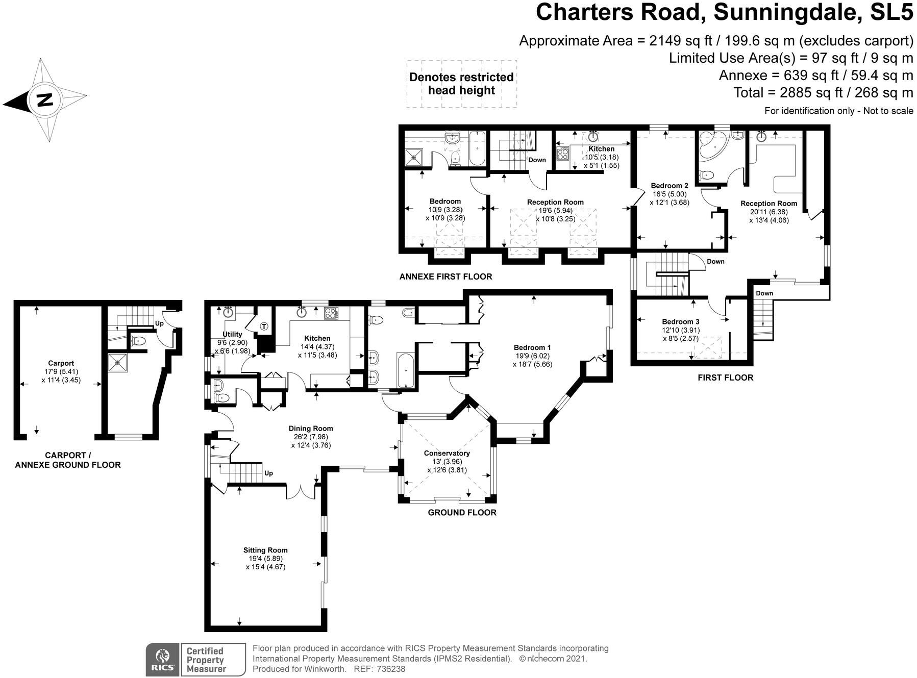 Charters Road, Ascot, Berkshire, SL5 floorplan