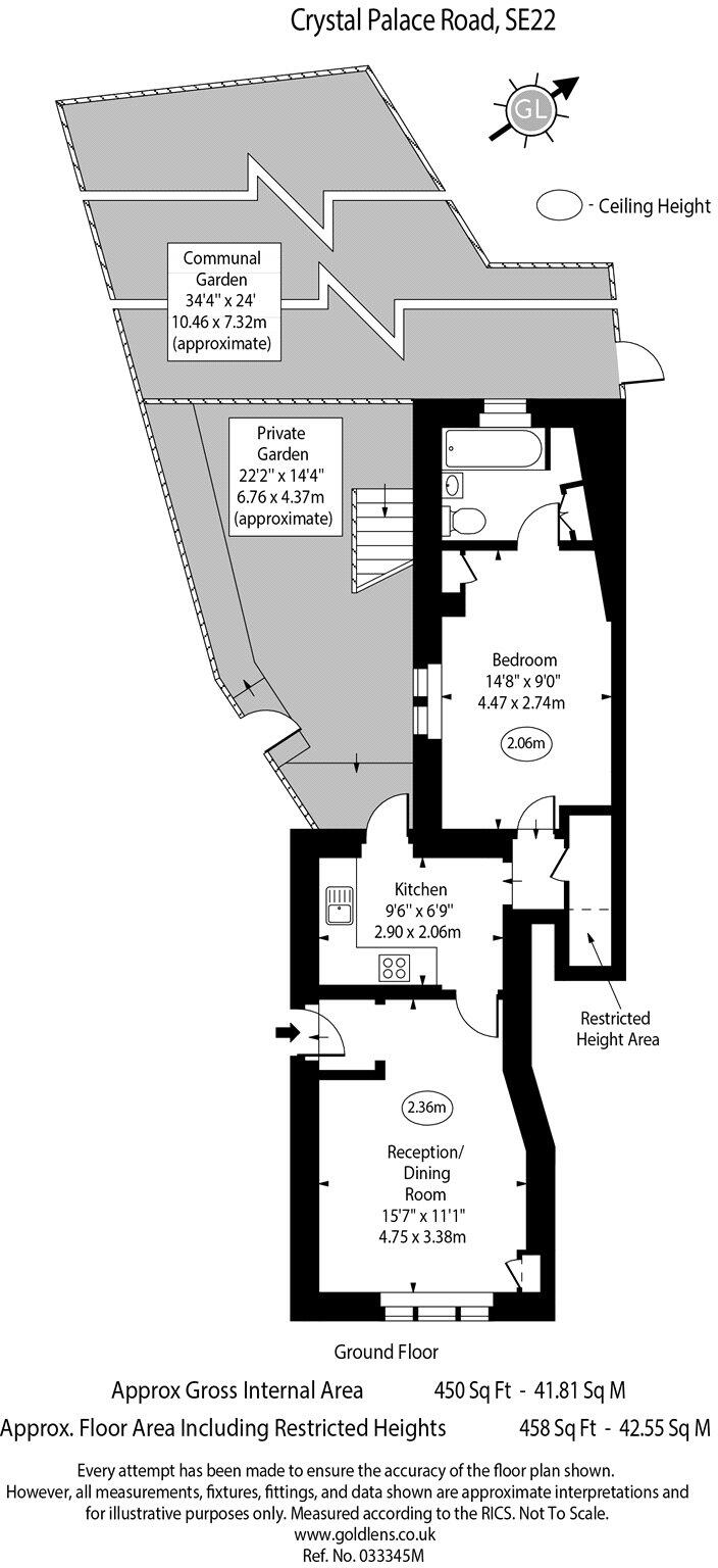 Crystal Palace Road, London, SE22 floorplan