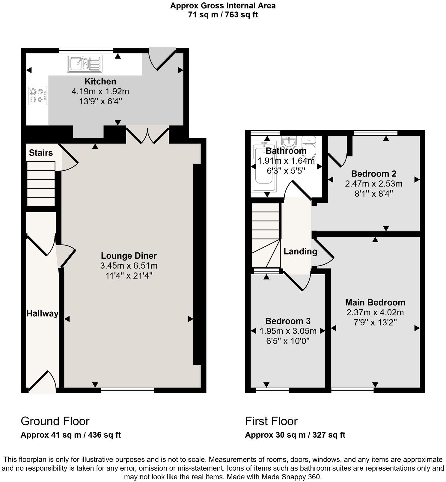 Park Street, Tonypandy, CF40 floorplan