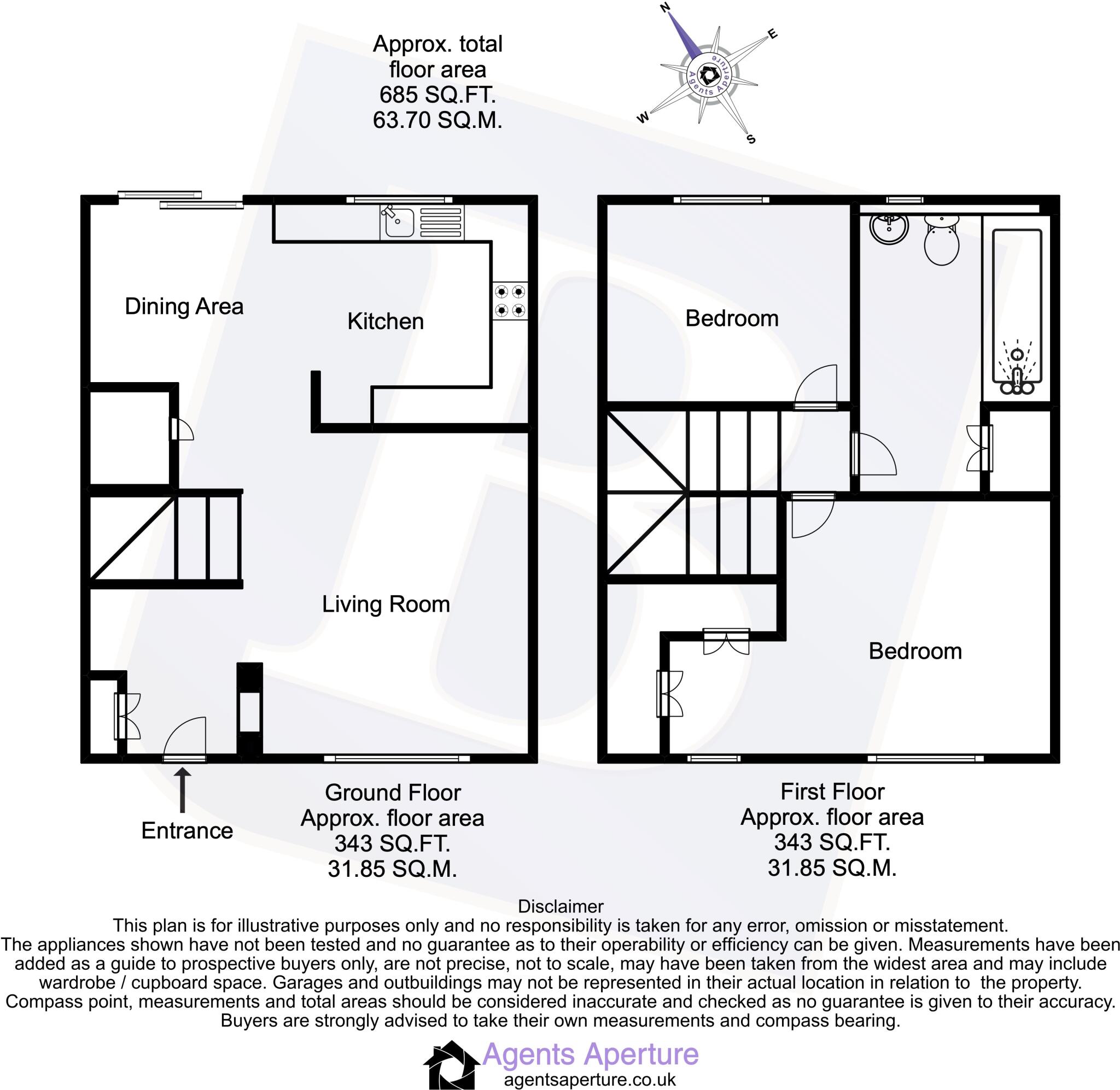 Langham Drive, Rayleigh, Essex, SS6 floorplan