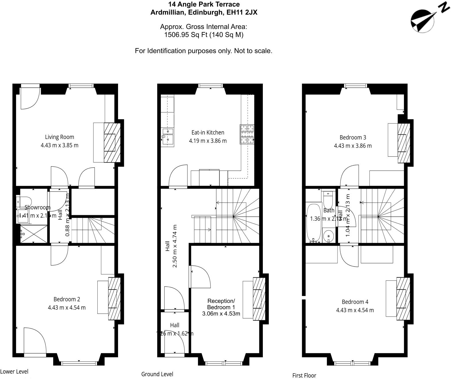 14 Angle Park Terrace, Ardmillan, Edinburgh, EH11 2JX floorplan