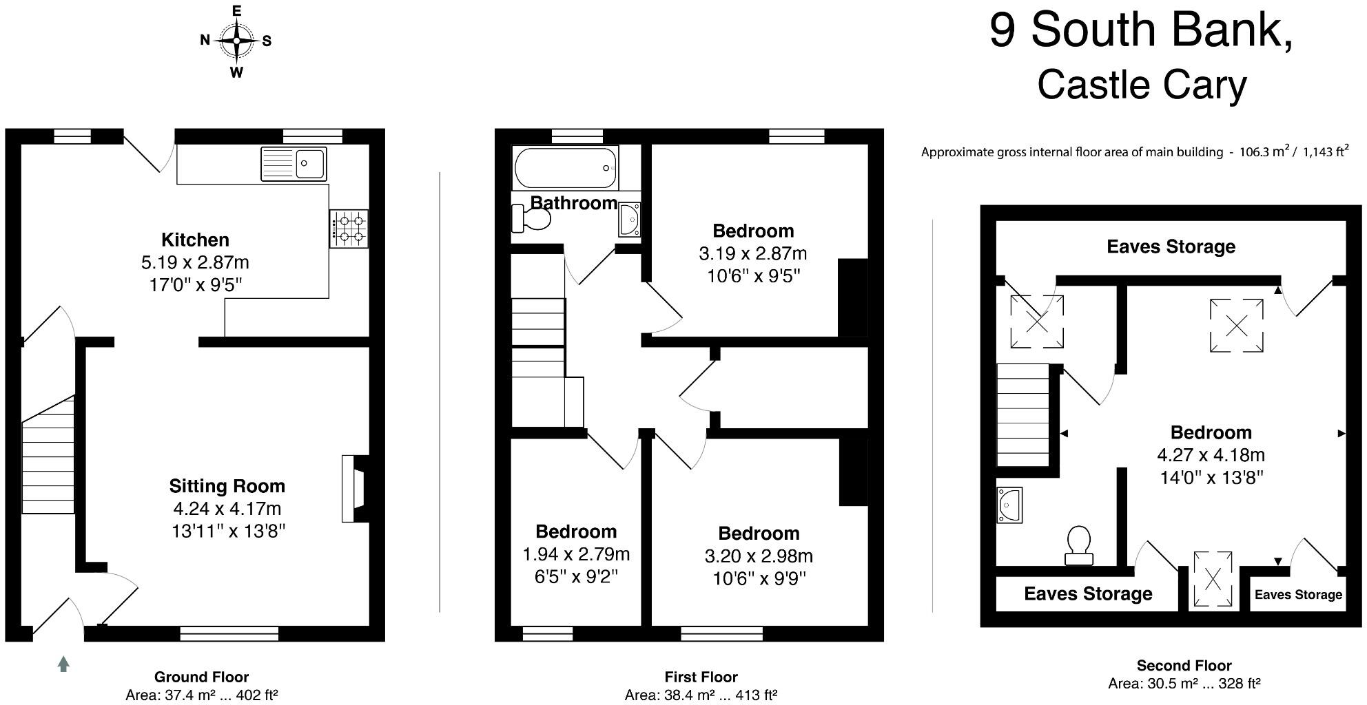 9, South Bank, Castle Cary floorplan