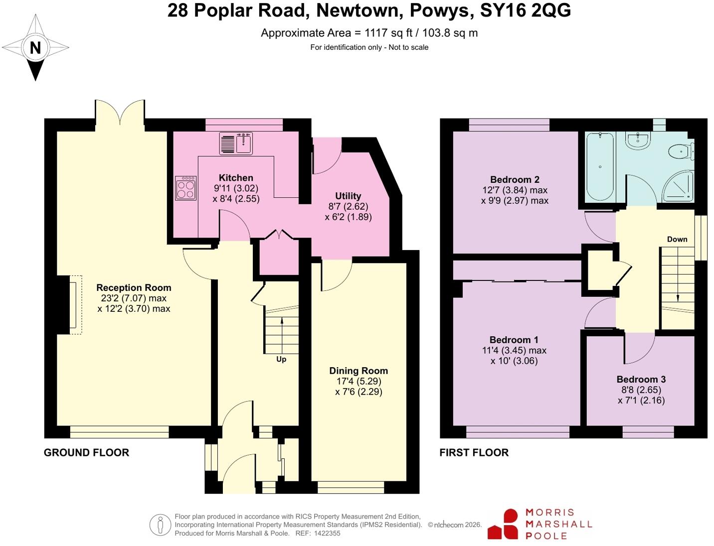 Poplar Road, Newtown, Powys, SY16 floorplan