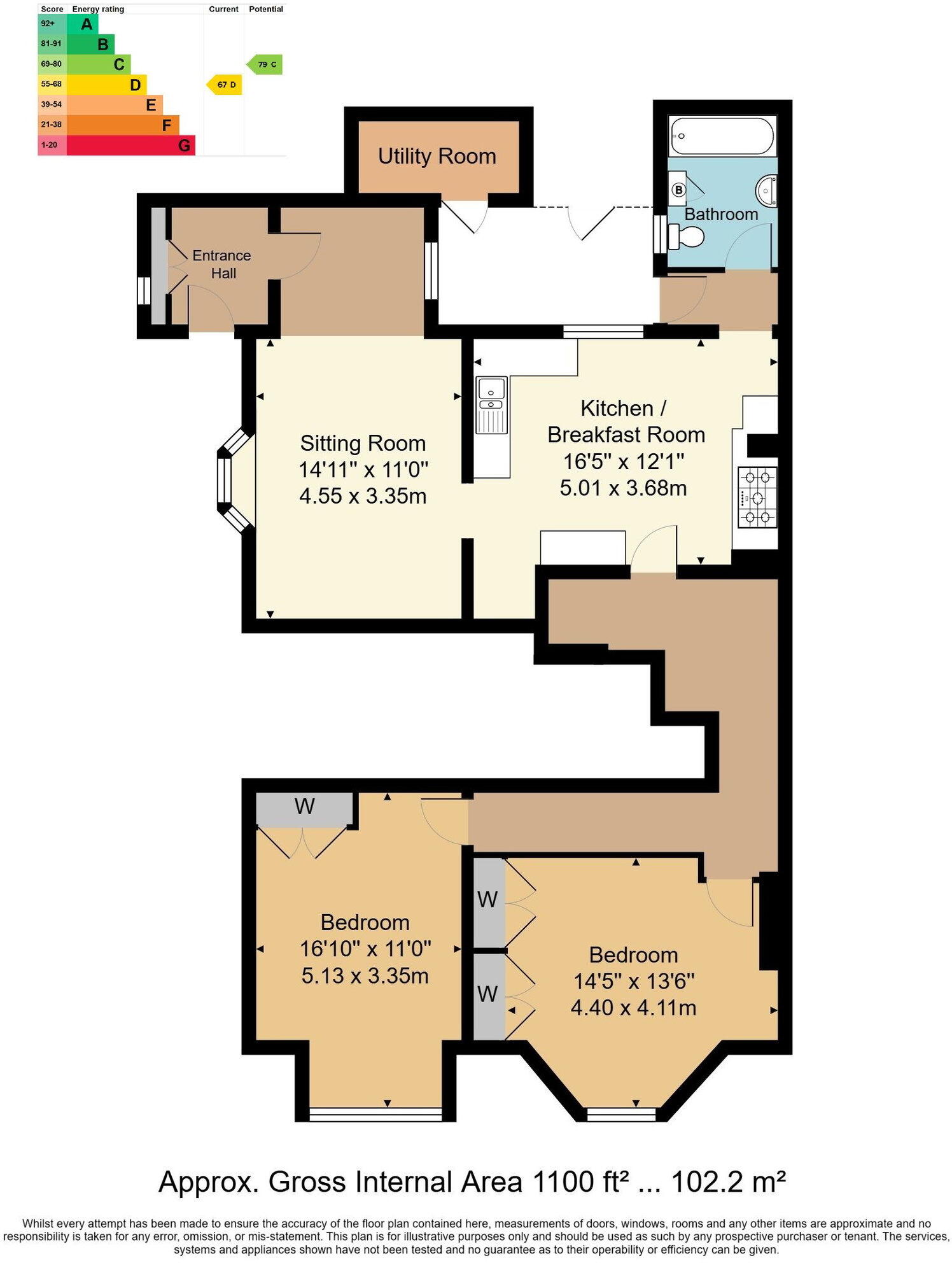 Mount Ephraim, Tunbridge Wells floorplan