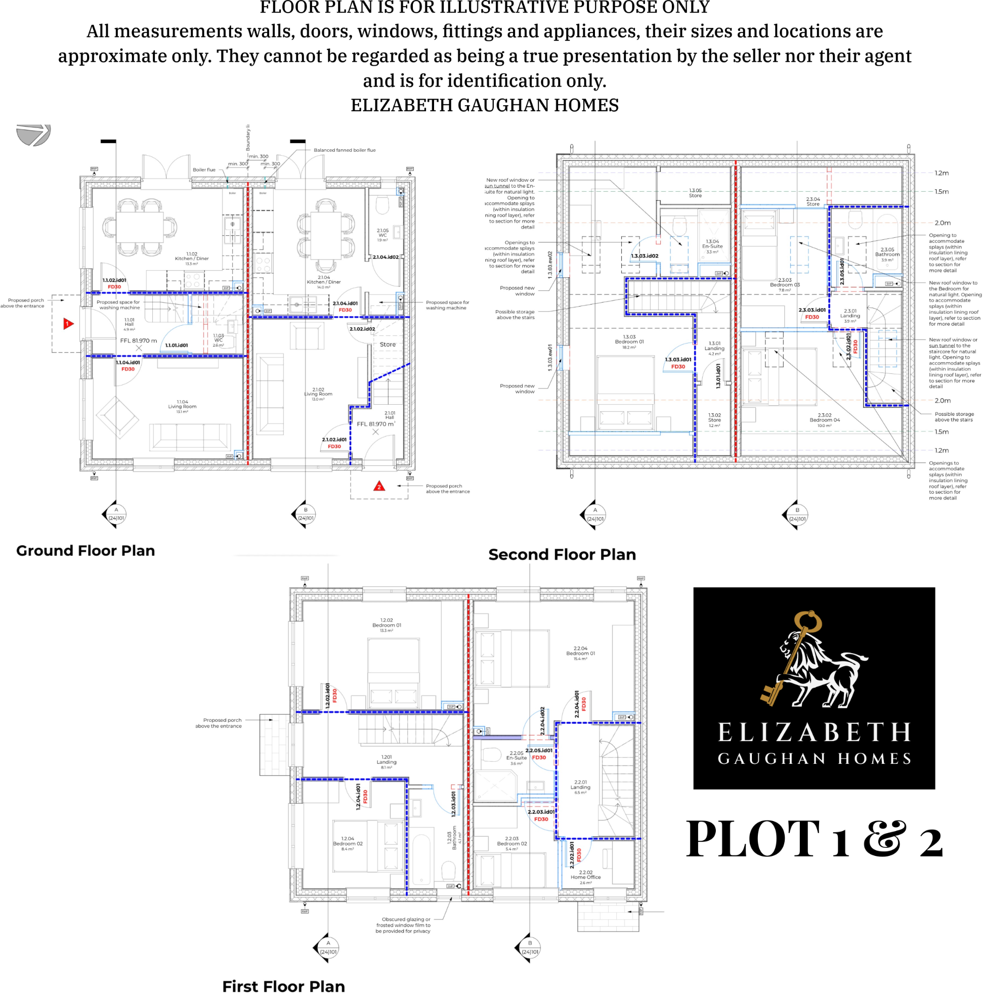 The Oaklands, PLOT 1, Tallydale Close, Bakersfield, NG3 floorplan