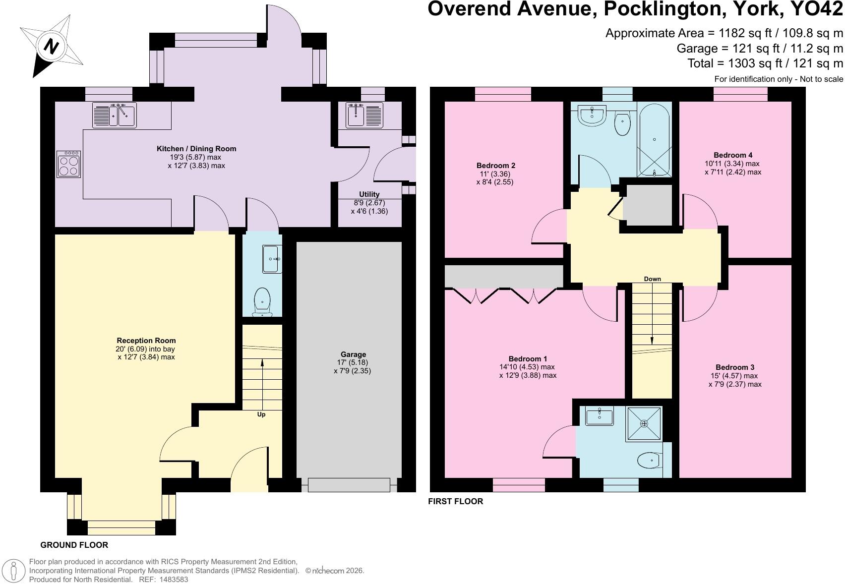 Overend Avenue, Pocklington, York, YO42 floorplan