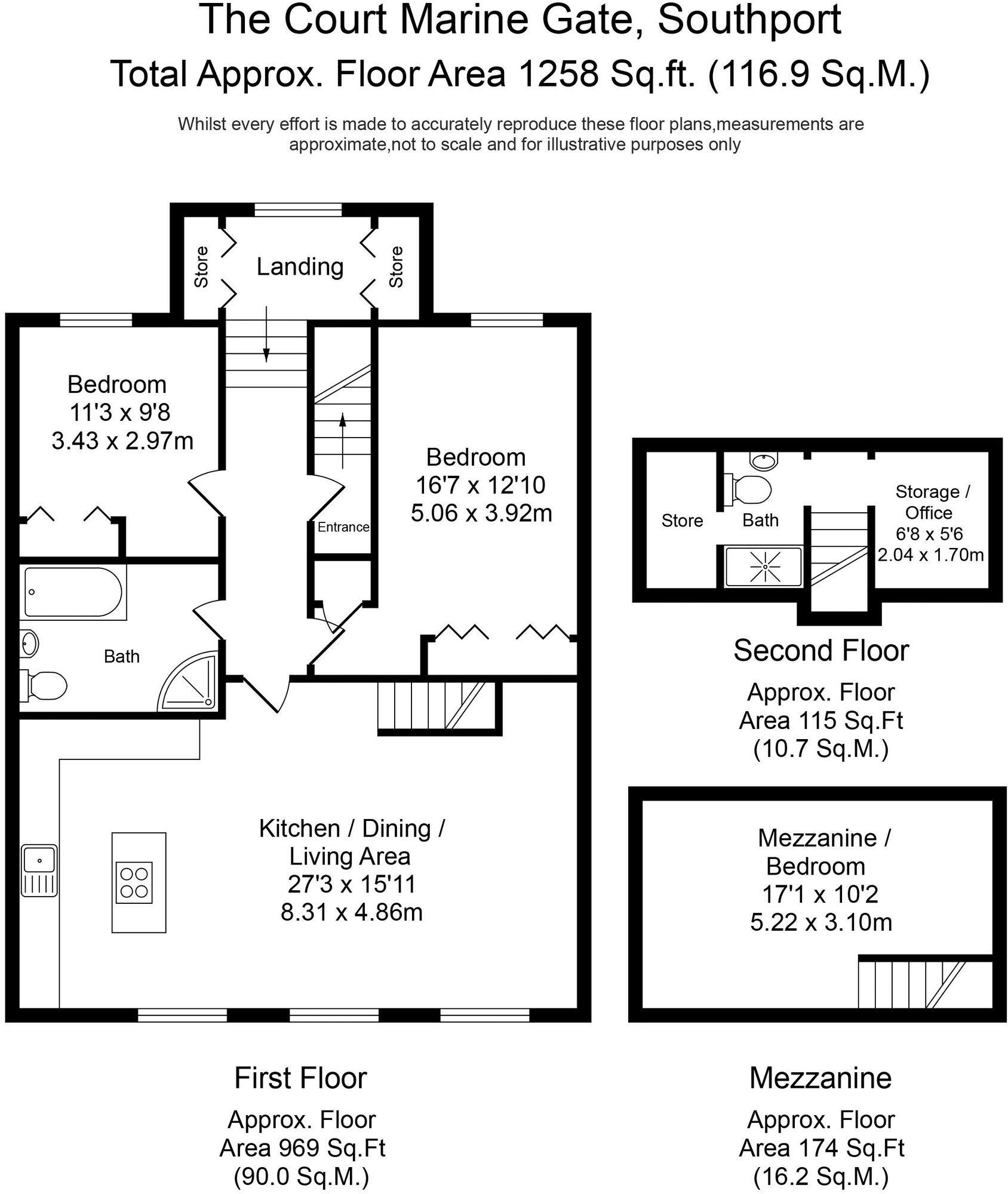Promenade, Southport, PR9 floorplan