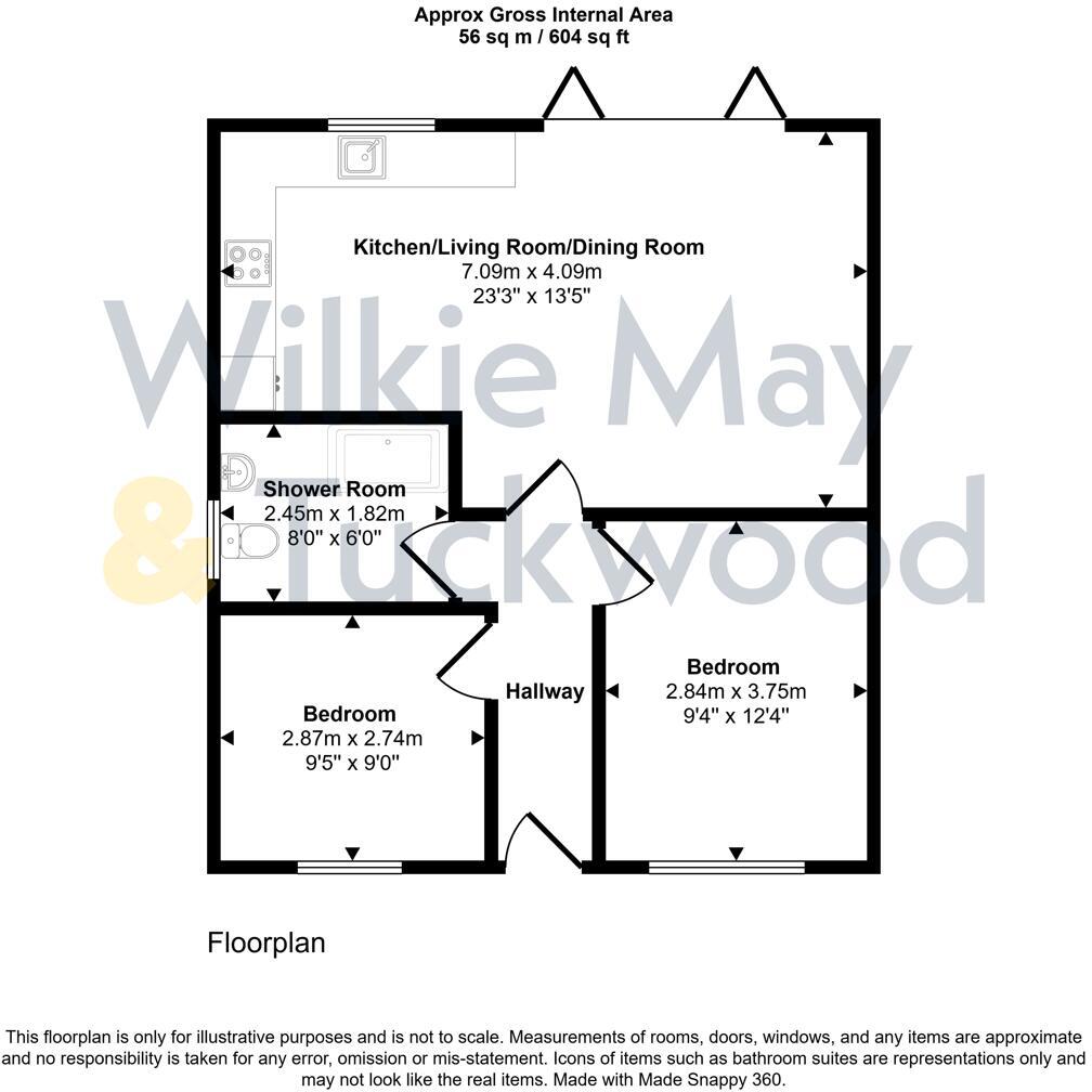 Seaview Terrace, Watchet floorplan