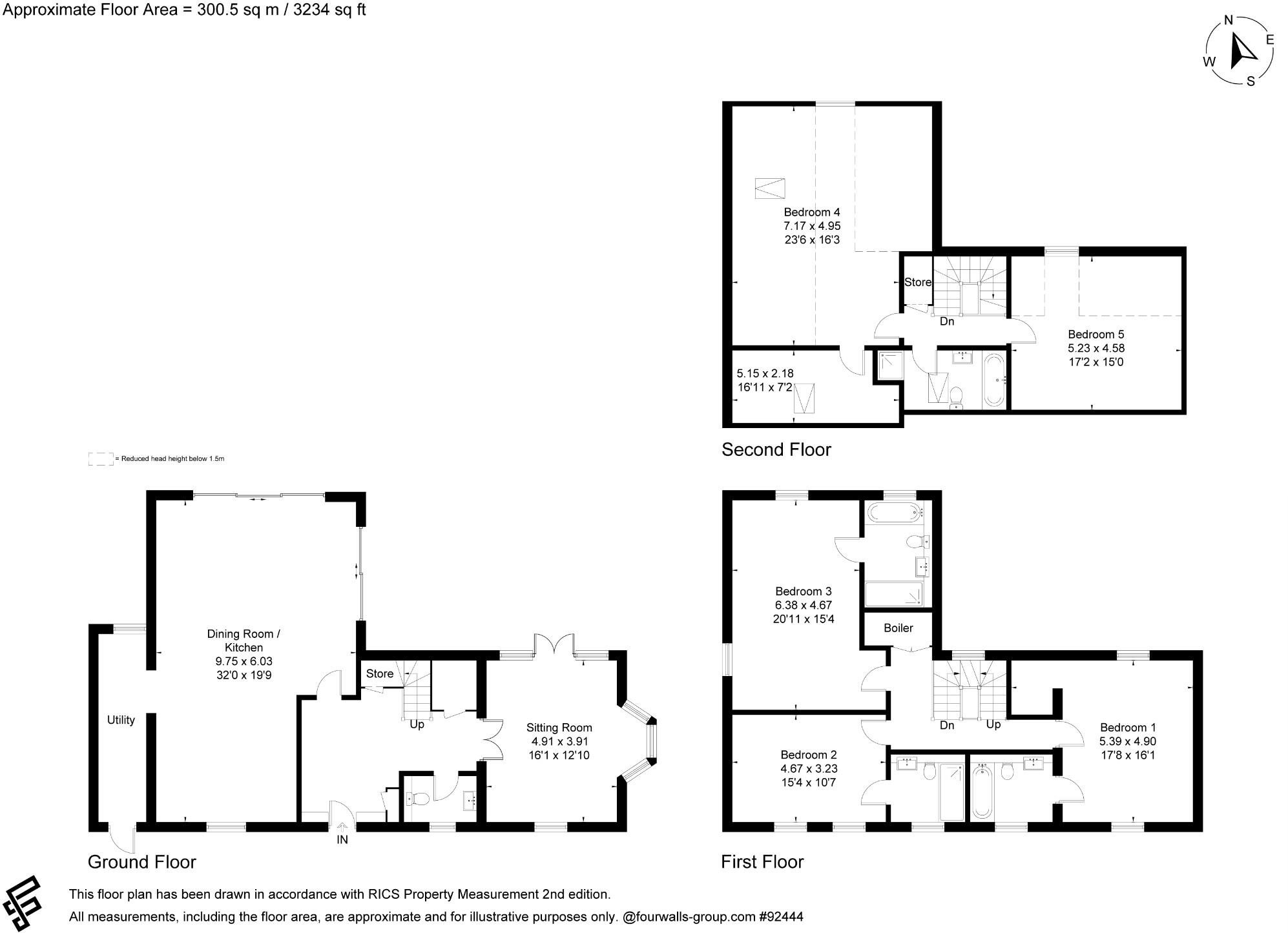Cricket Way, Weybridge, Surrey, KT13 floorplan
