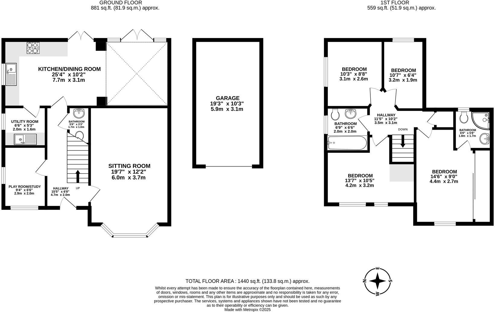 Hazel Grove, Silsoe, floorplan