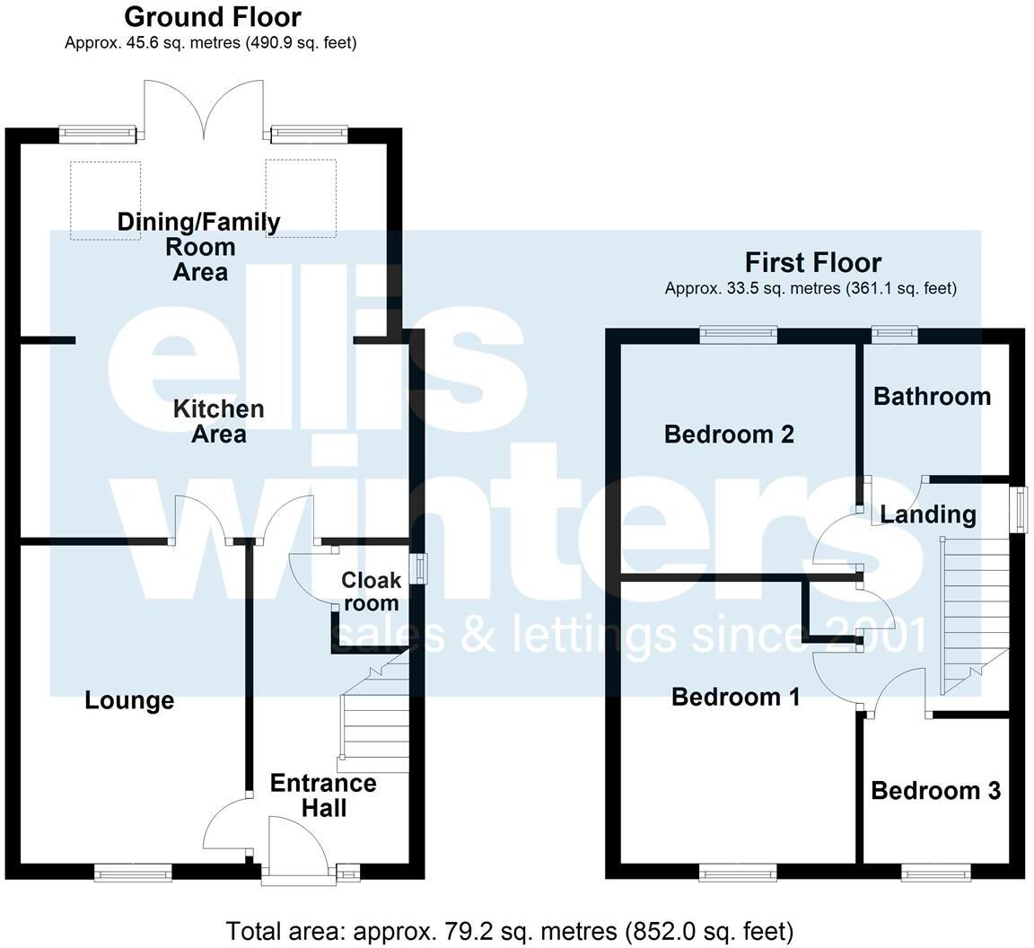 Old Mill Avenue, Warboys floorplan