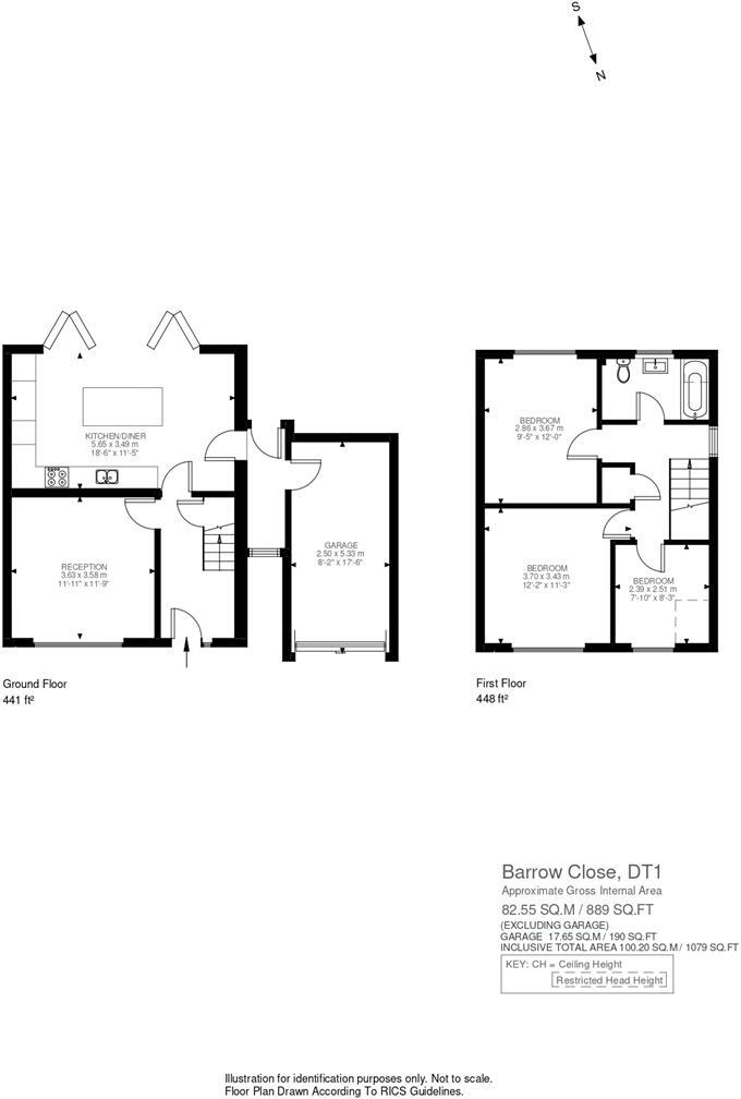 Barrow Close, Dorchester floorplan