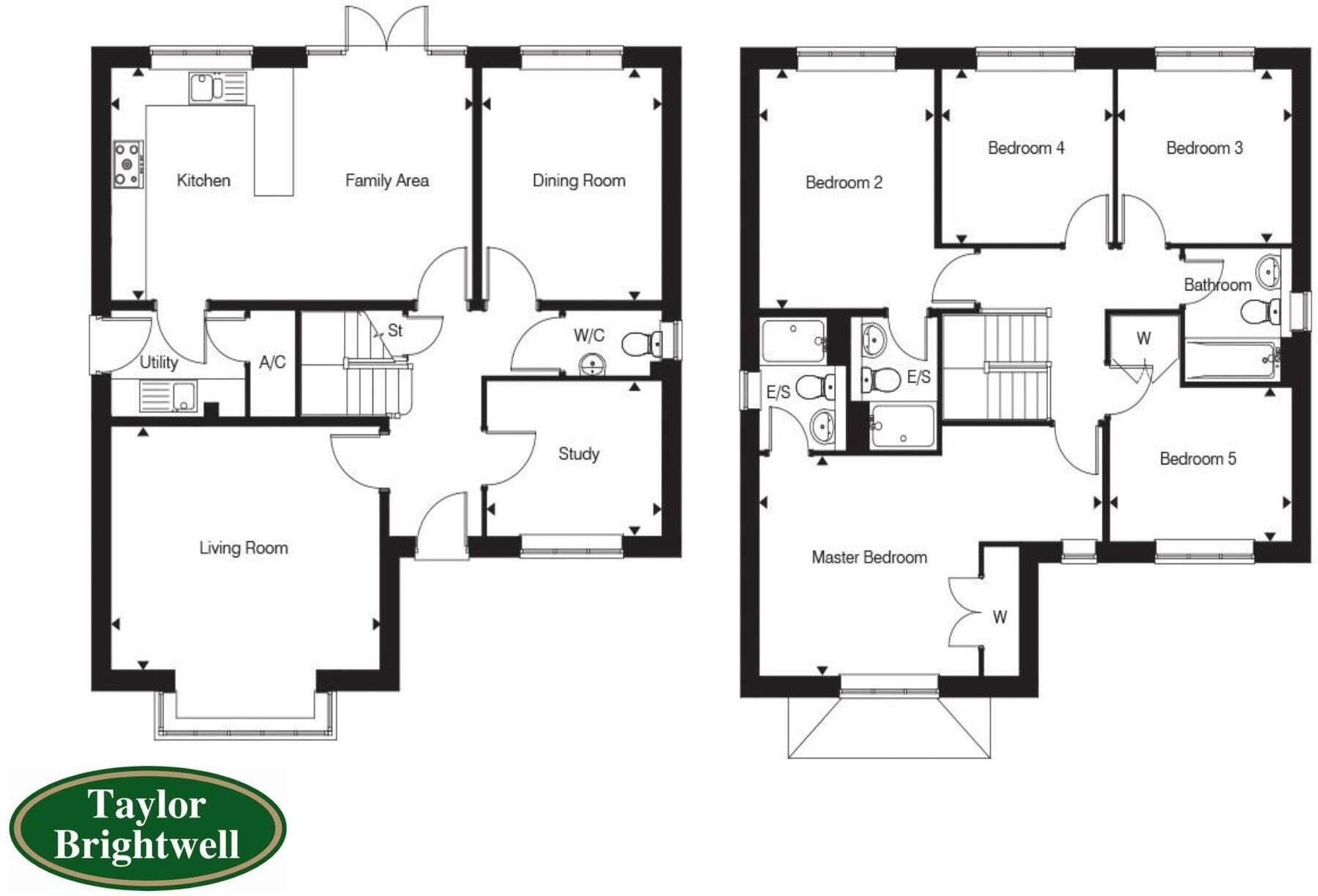 St James Way, Biddenham floorplan
