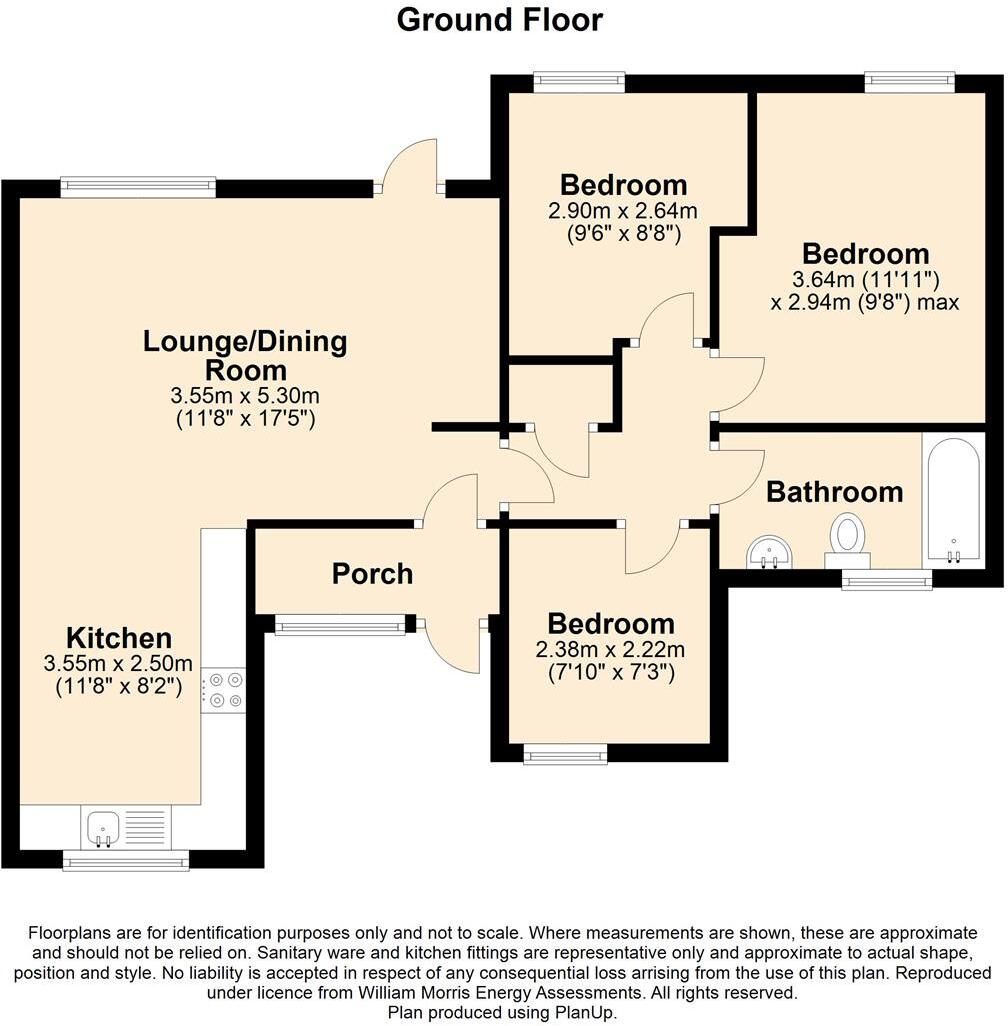 90 Glan Gors, Harlech floorplan