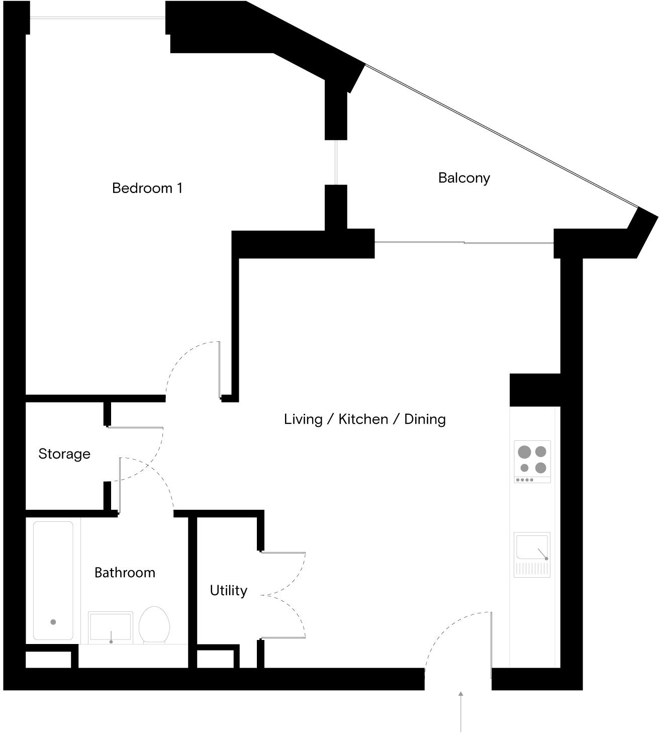 Riverstone Heights, Reed Avenue, London, E3 3ZD floorplan