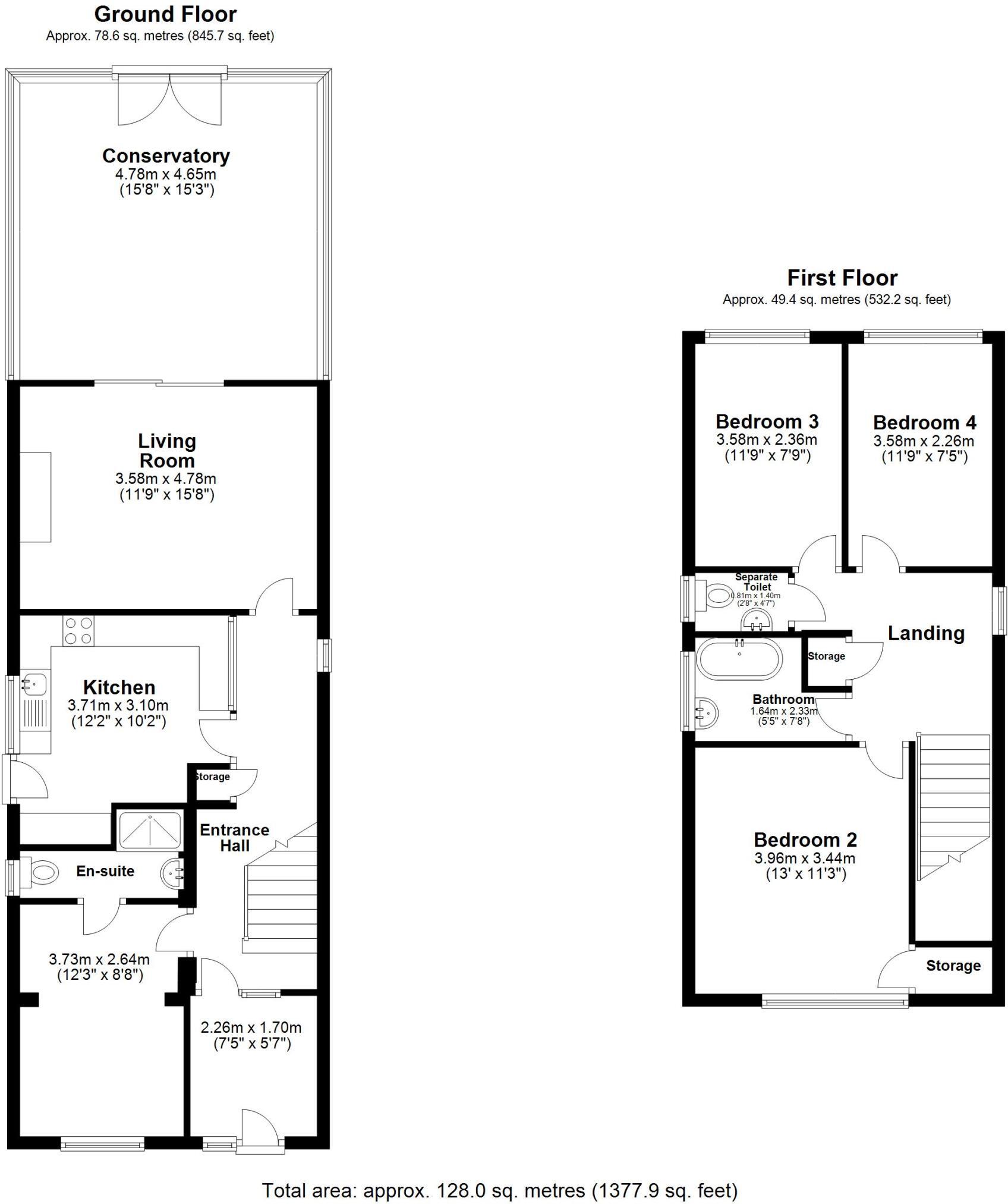 West Road, Clacton-on-Sea, Essex, CO15 floorplan