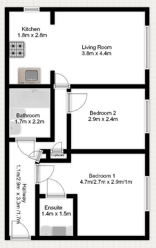 Thamesmead West, SE28 0PD floorplan
