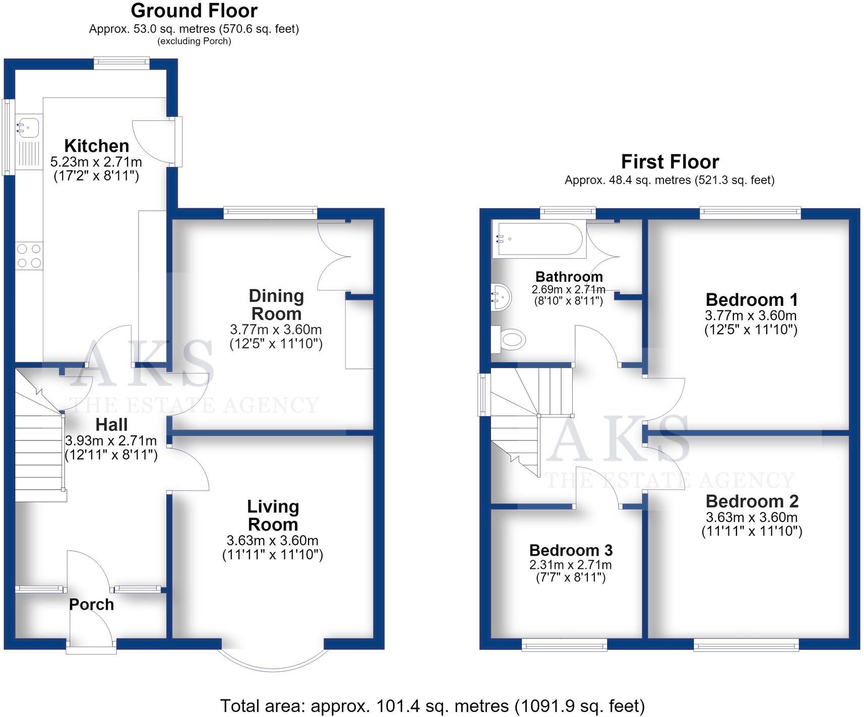 Station Road, Hatton, DE65 floorplan