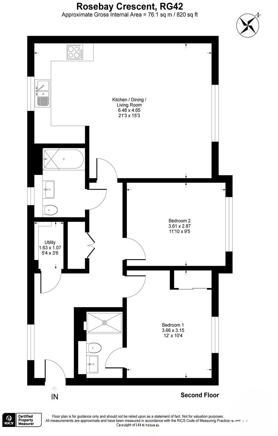 Rosebay Crescent, Warfield, Bracknell, RG42 floorplan