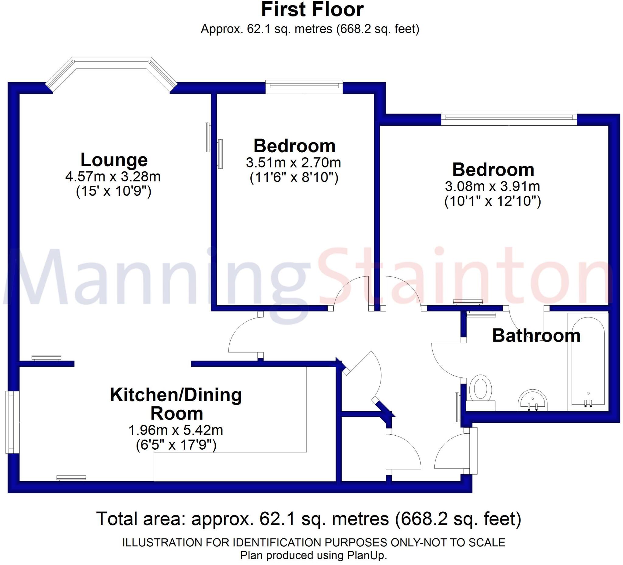 Pavilion Gardens, Farsley, Pudsey, West Yorkshire floorplan