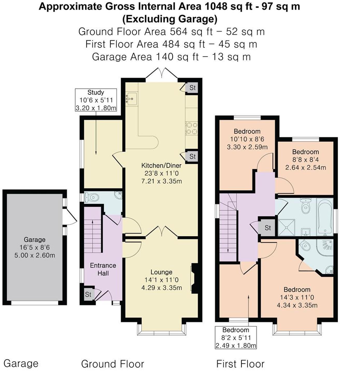 Duncombe Road, Hertford, SG14 floorplan