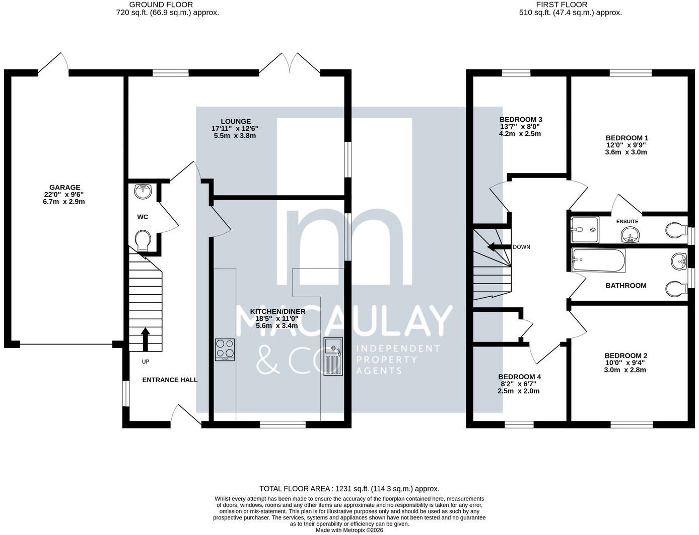River View, Haworth, Keighley, BD22 8SD floorplan