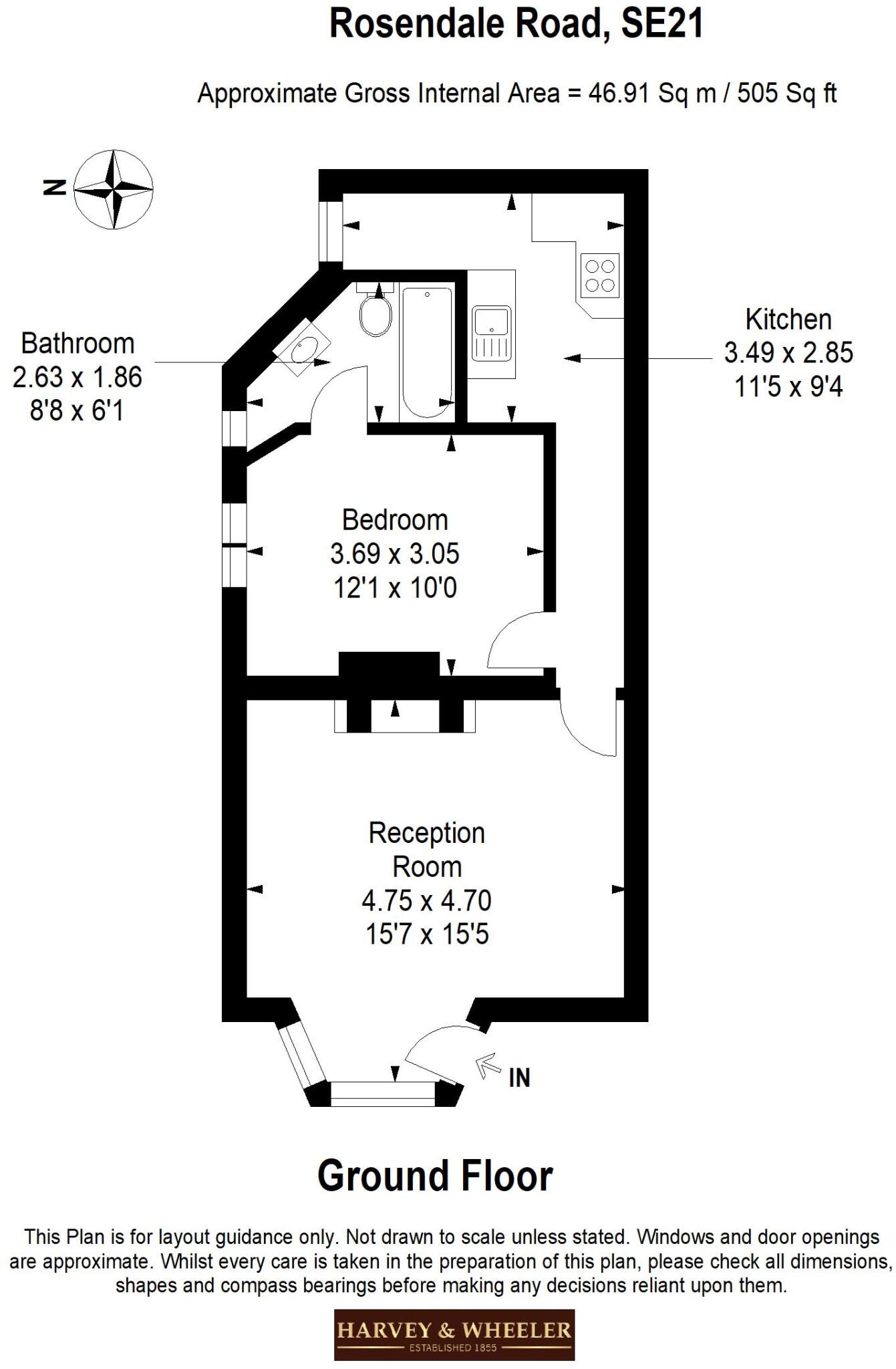 Rosendale Road, Dulwich, SE21 floorplan